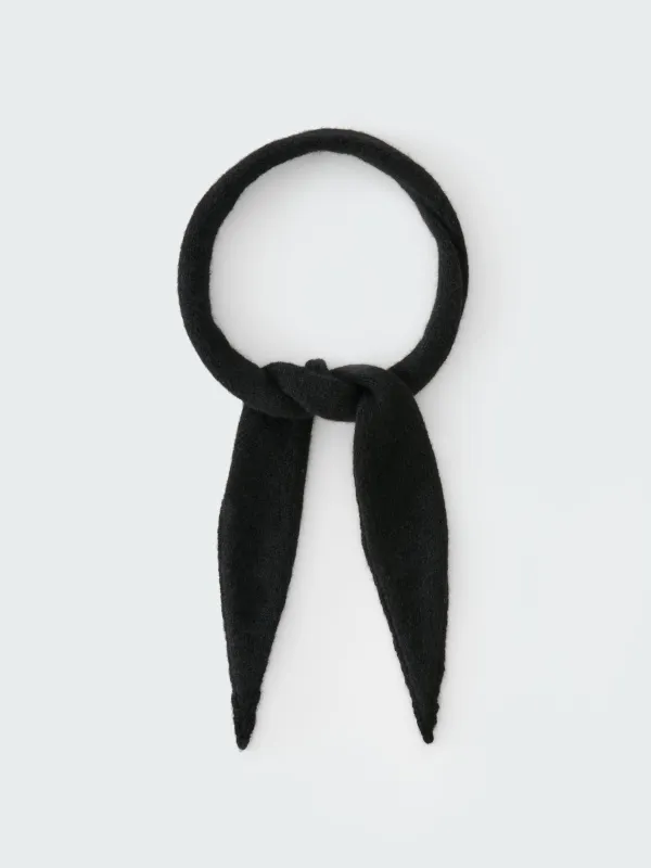 Awn Scarf in Black made by Studio Nicholson