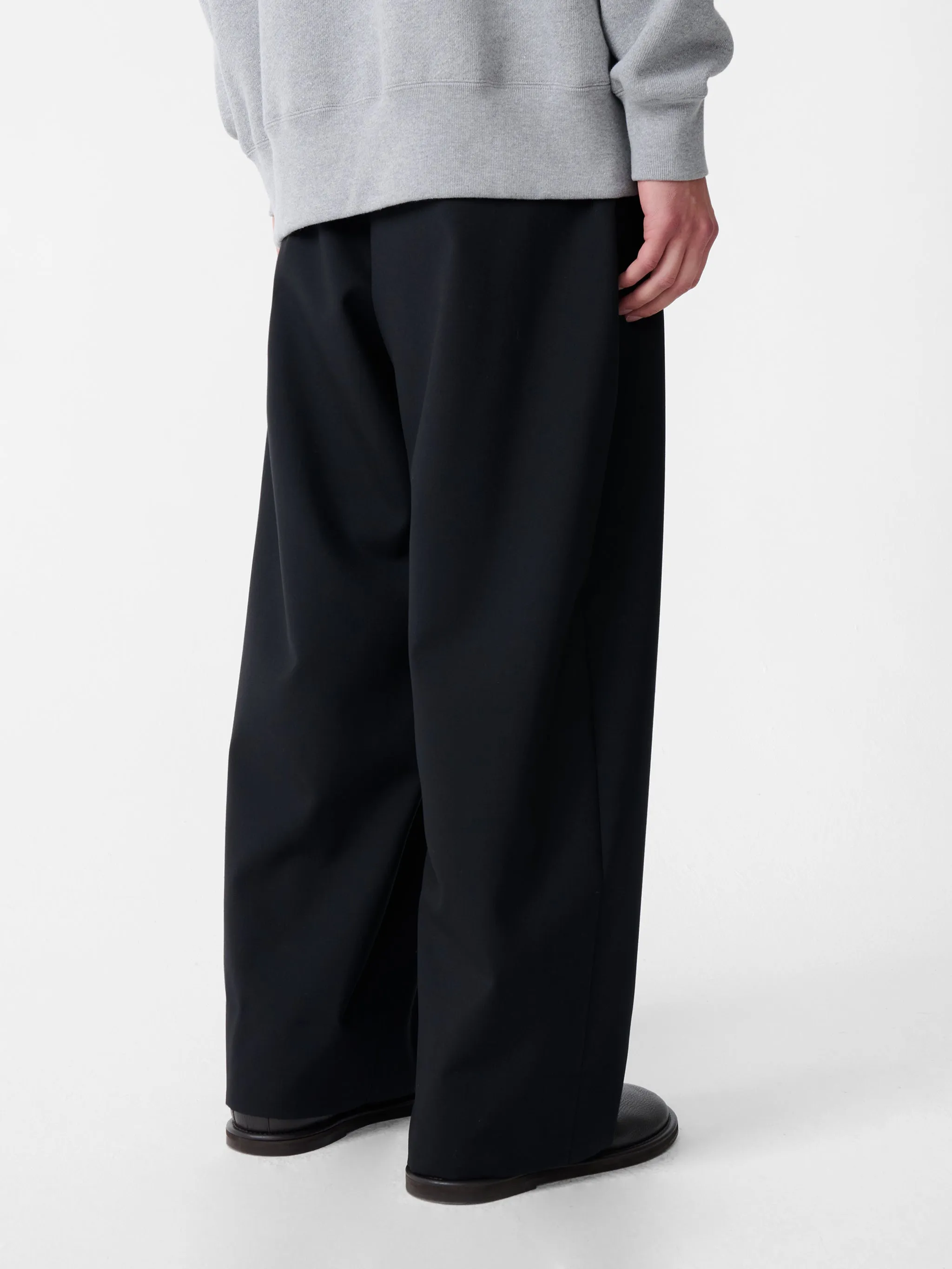 SN X BEAMS Plus Alvy Tropical Wool Pant in Darkest Navy sold by Studio Nicholson product image thumbnail 5