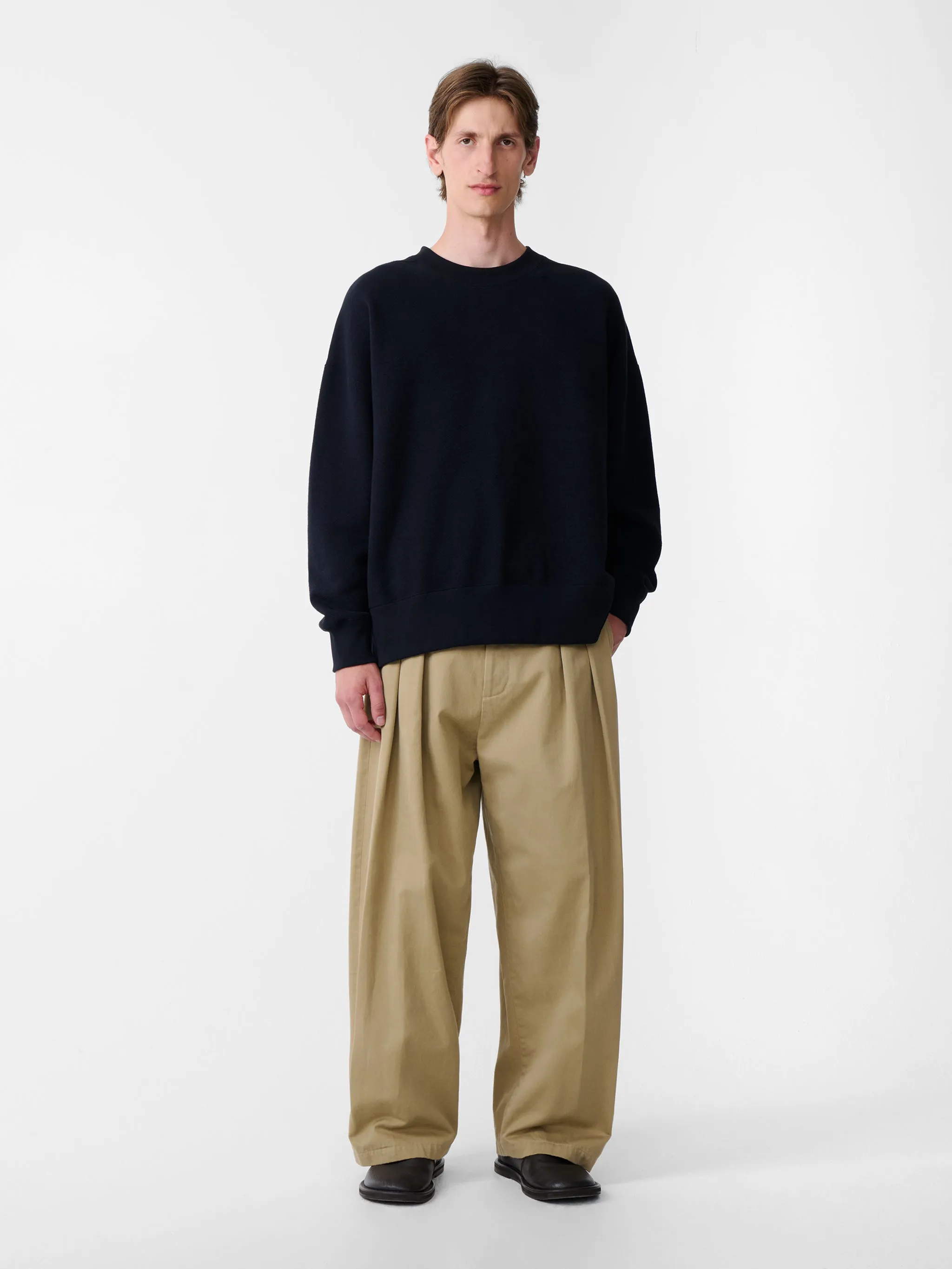 SN X BEAMS Plus Golightly Jersey in Darkest Navy sold by Studio Nicholson product image thumbnail 4