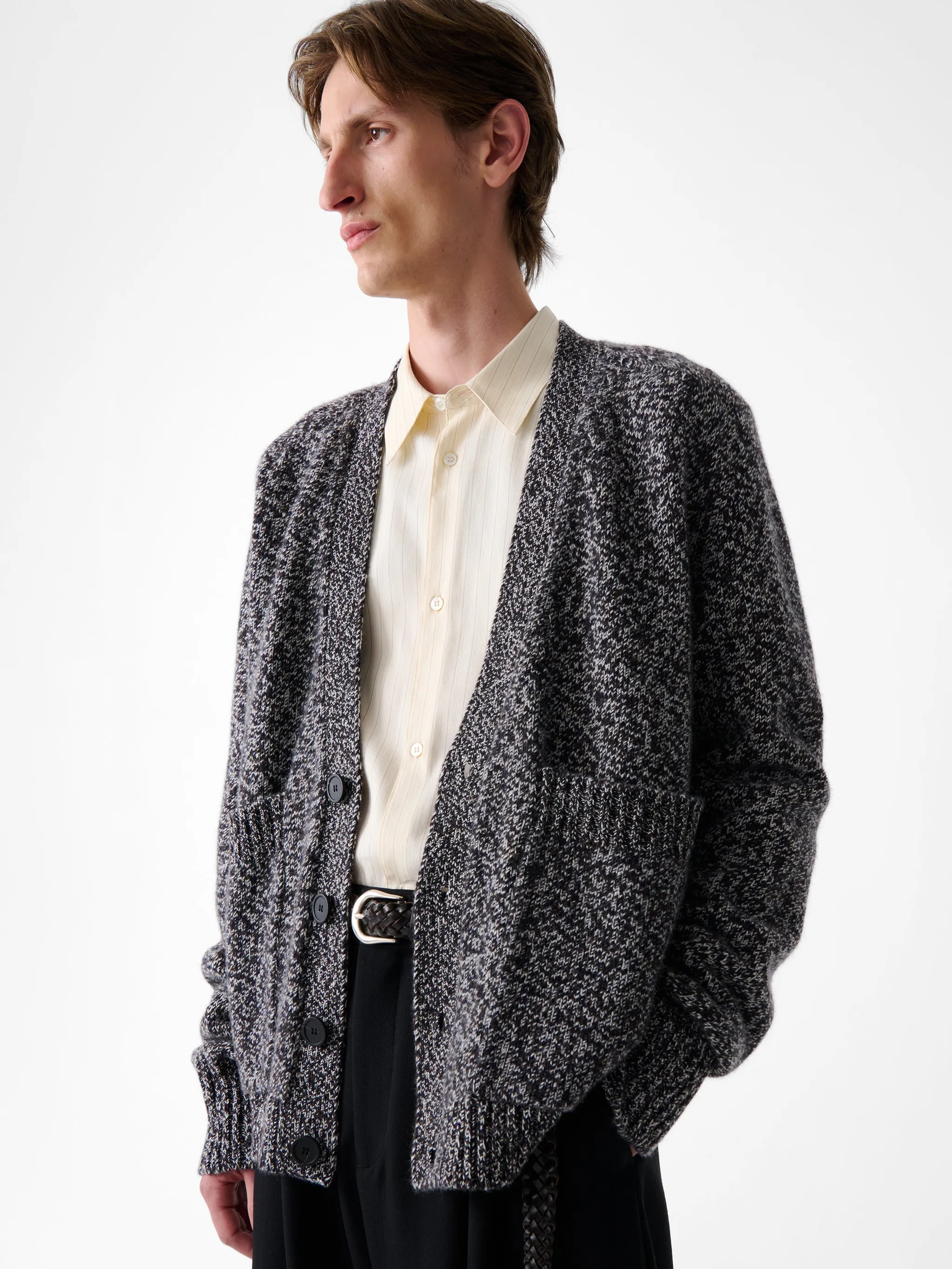 Sen Knit in Navy Mouline sold by Studio Nicholson product image thumbnail 4