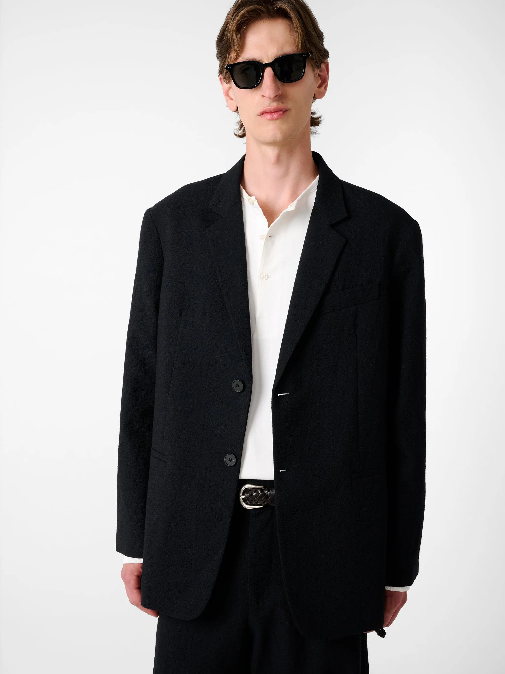 Roversi Jacket in Black sold by Studio Nicholson product image thumbnail 5