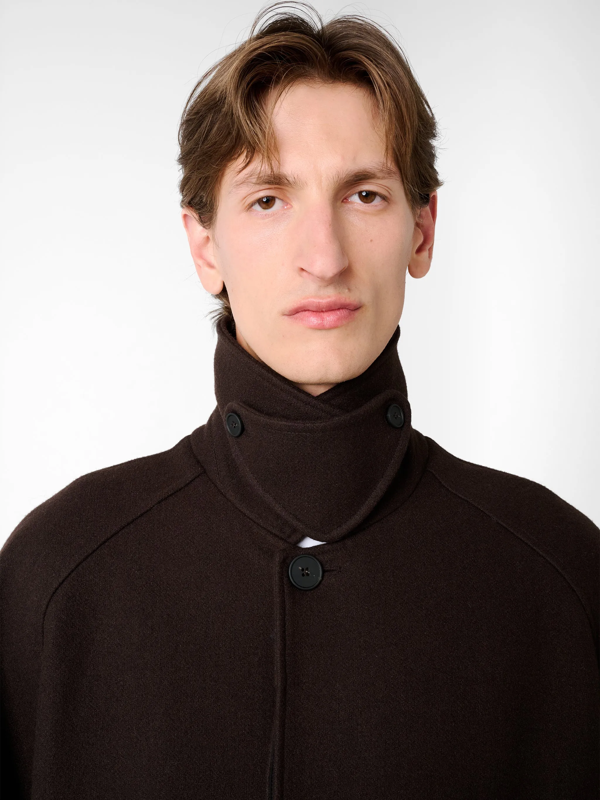 Cabo Coat in Espresso sold by Studio Nicholson product image thumbnail 5