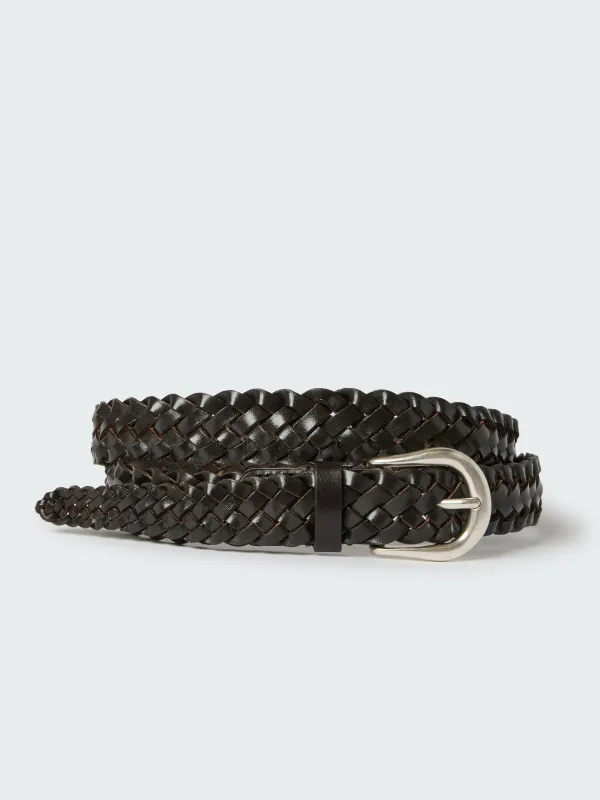 Plaited Belt in Cocoa sold by Studio Nicholson