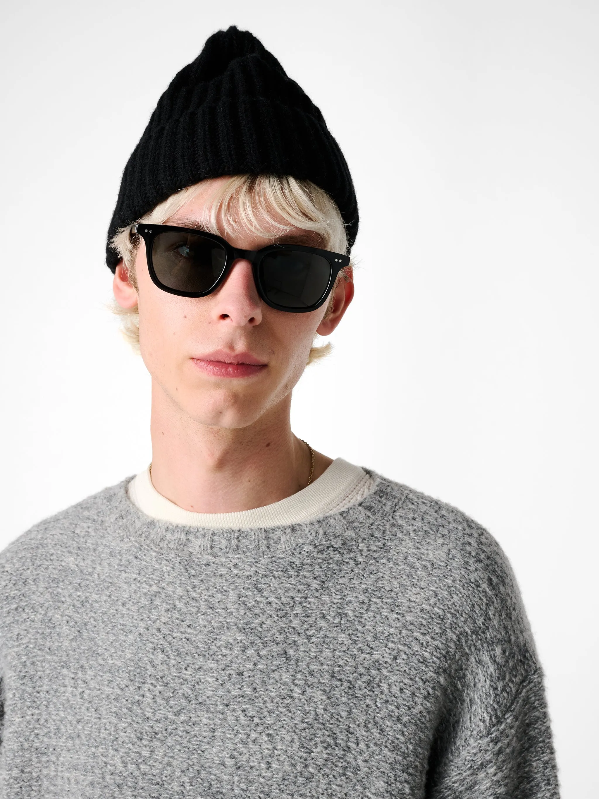Berwick Beanie in Black sold by Studio Nicholson product image thumbnail 2