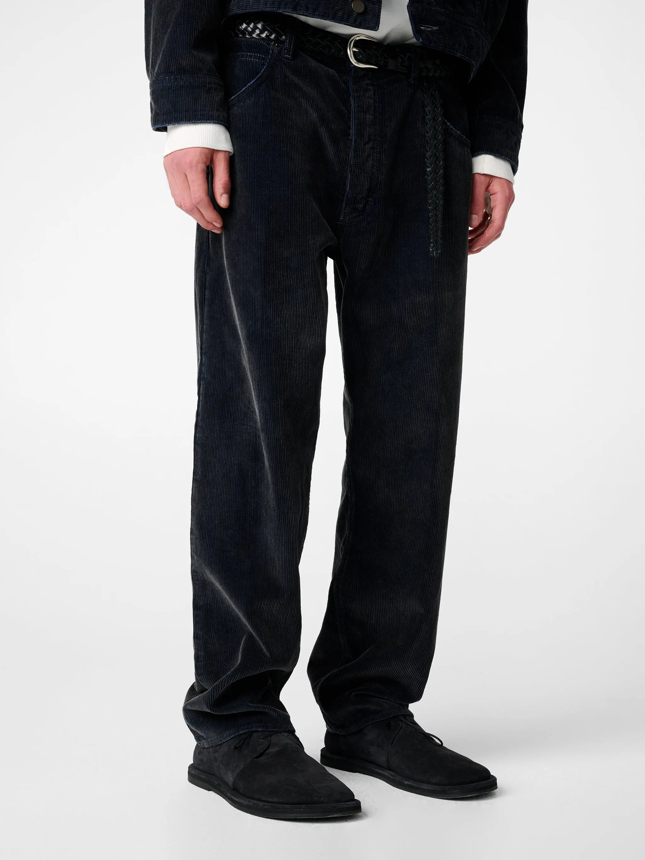 Woodstock Corduroy Pant in Faded Blue sold by Studio Nicholson product image thumbnail 4