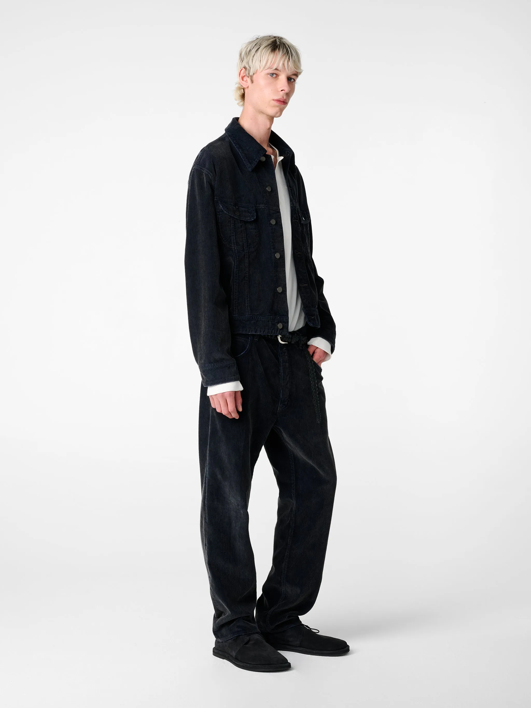 Derby Corduroy Jacket in Faded Blue sold by Studio Nicholson product image thumbnail 2