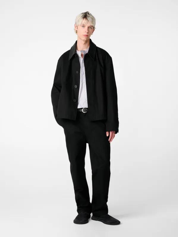 Dover Jacket in Black sold by Studio Nicholson