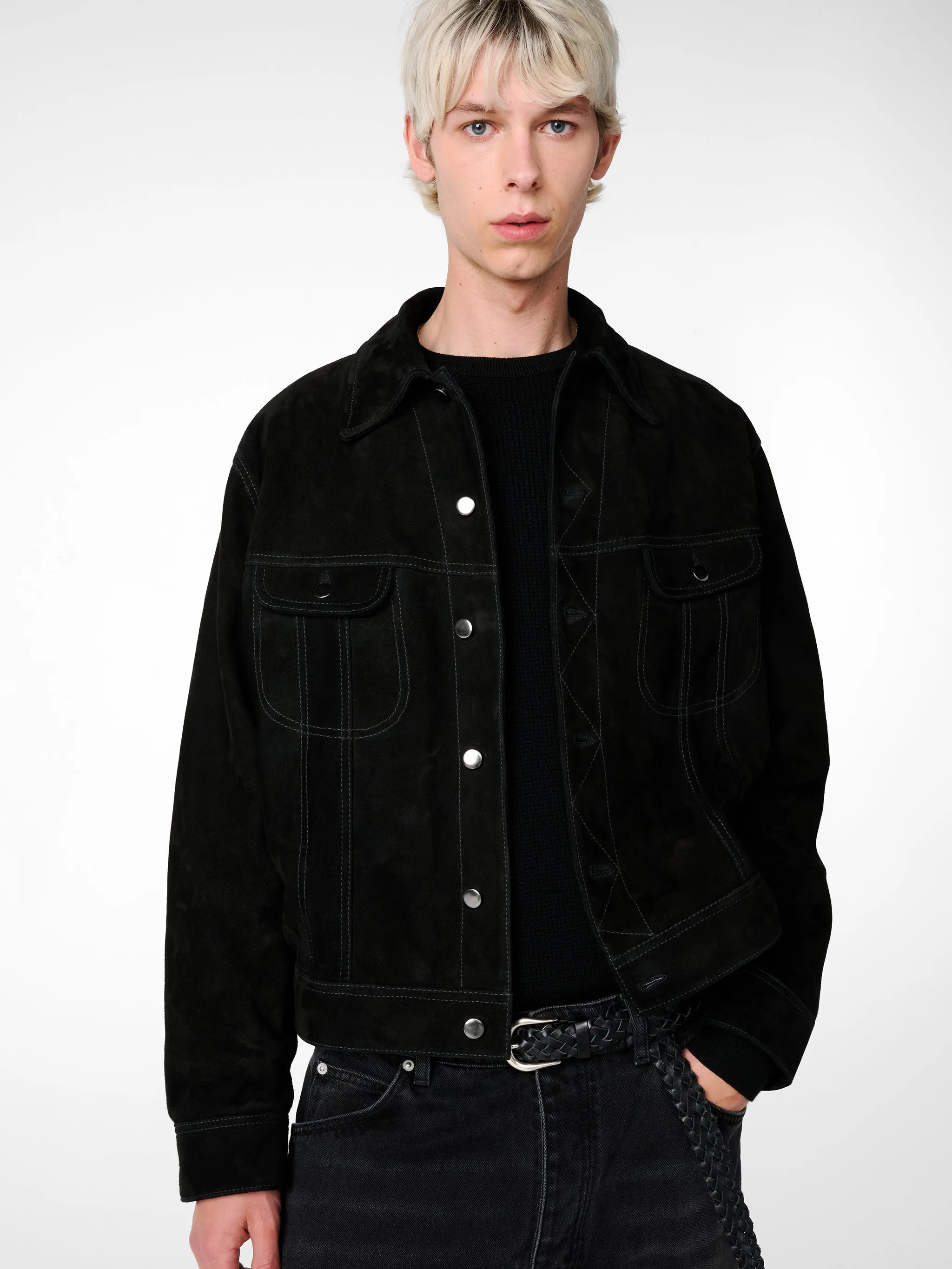 Boston Jacket in Black sold by Studio Nicholson product image thumbnail 5