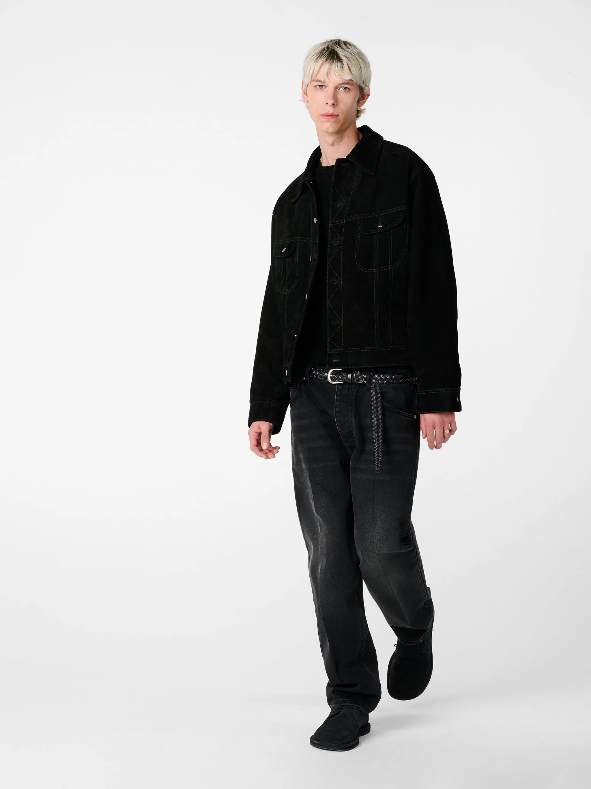 Boston Jacket in Black sold by Studio Nicholson product image thumbnail 4