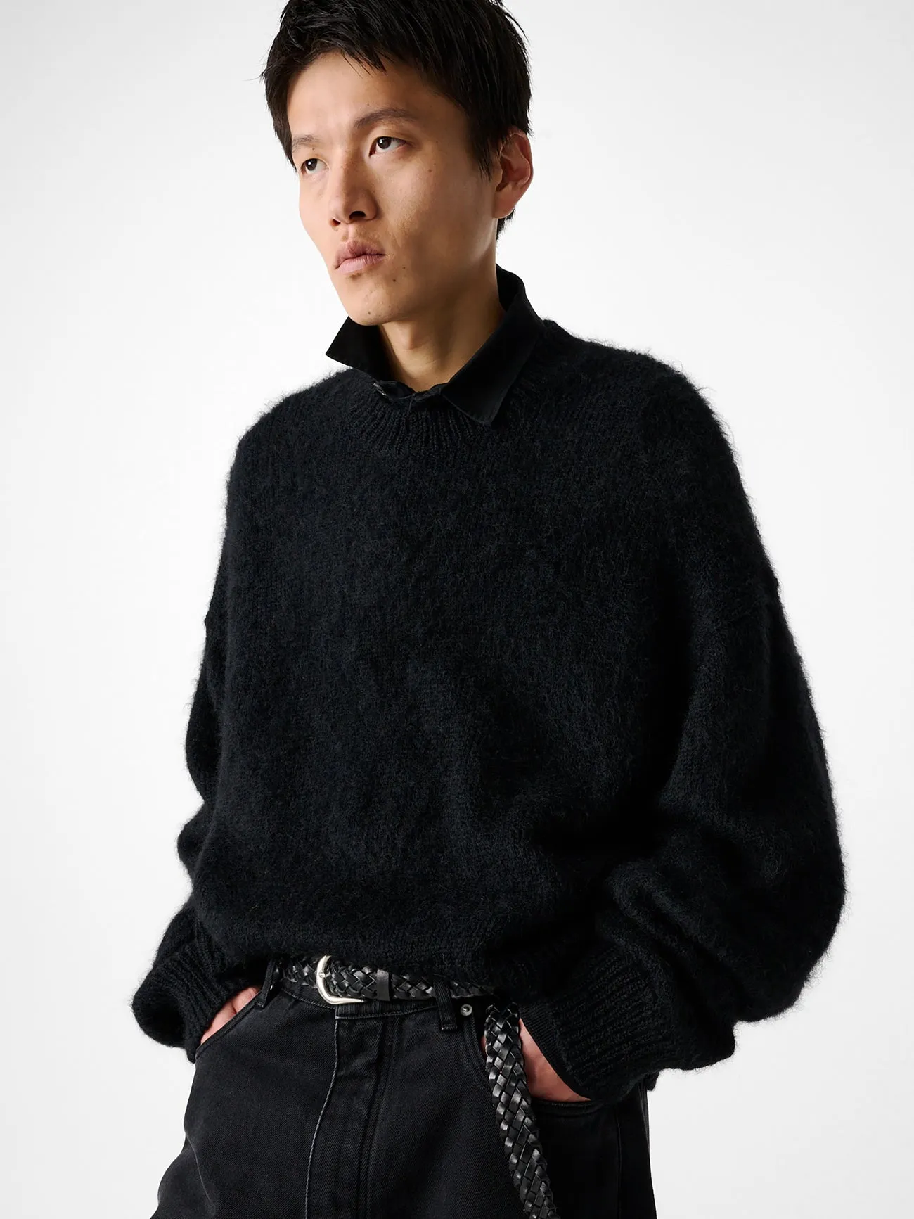 Wynn Knit in Black sold by Studio Nicholson product image thumbnail 5