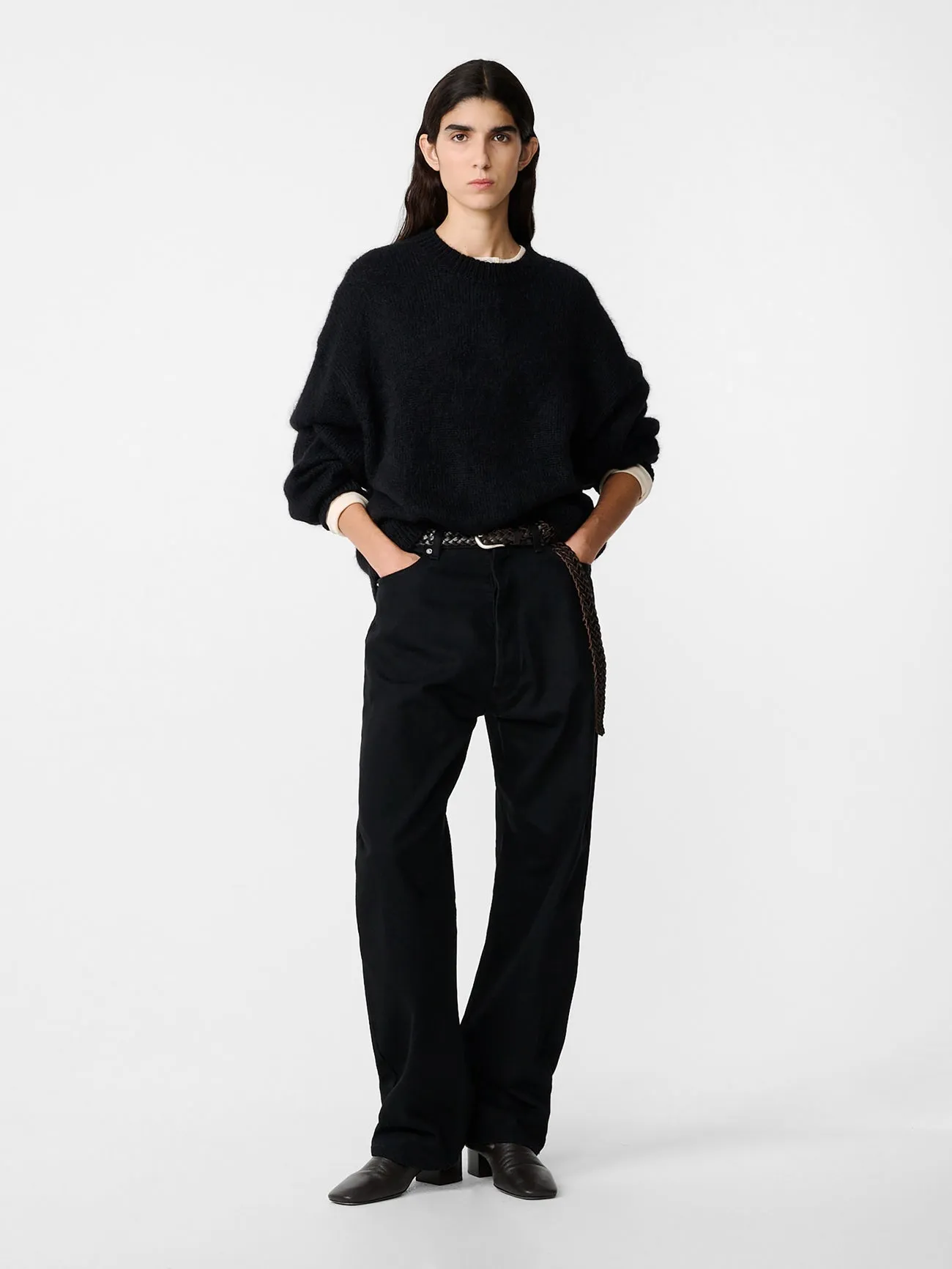 Wynn Knit in Black sold by Studio Nicholson product image thumbnail 4