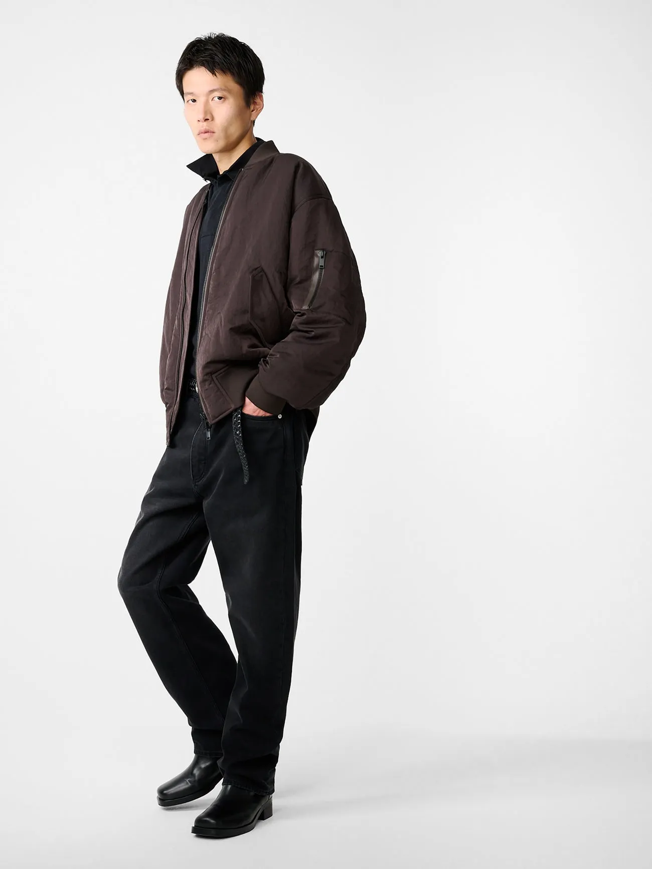 Leroy Jacket in Cocoa sold by Studio Nicholson