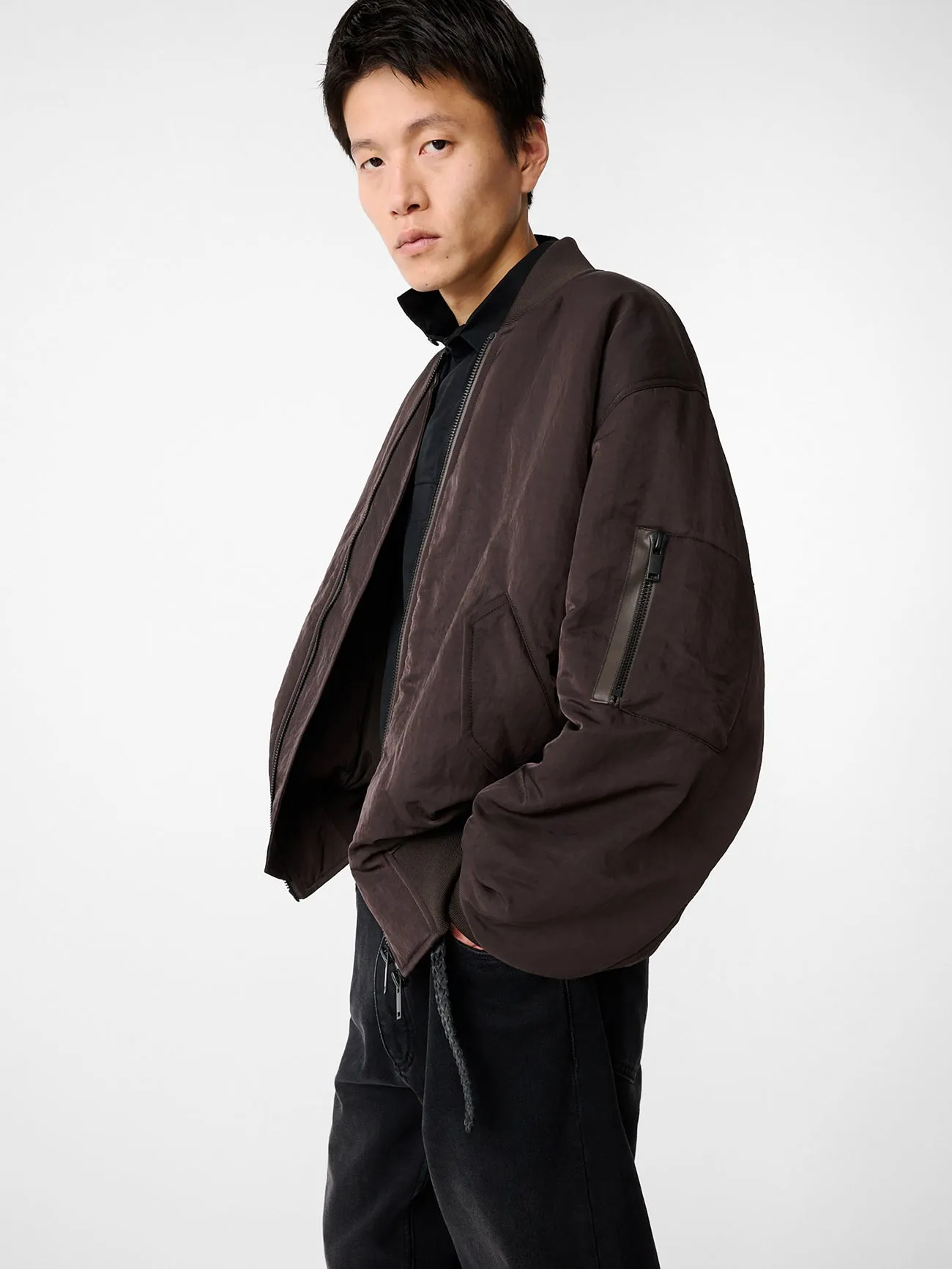 Leroy Jacket in Cocoa sold by Studio Nicholson product image thumbnail 4