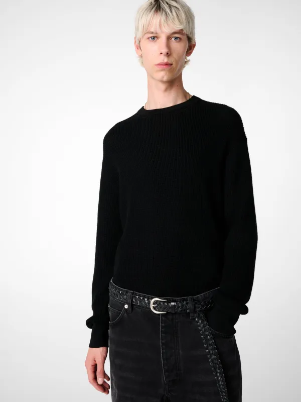 Portland Knit in Black sold by Studio Nicholson