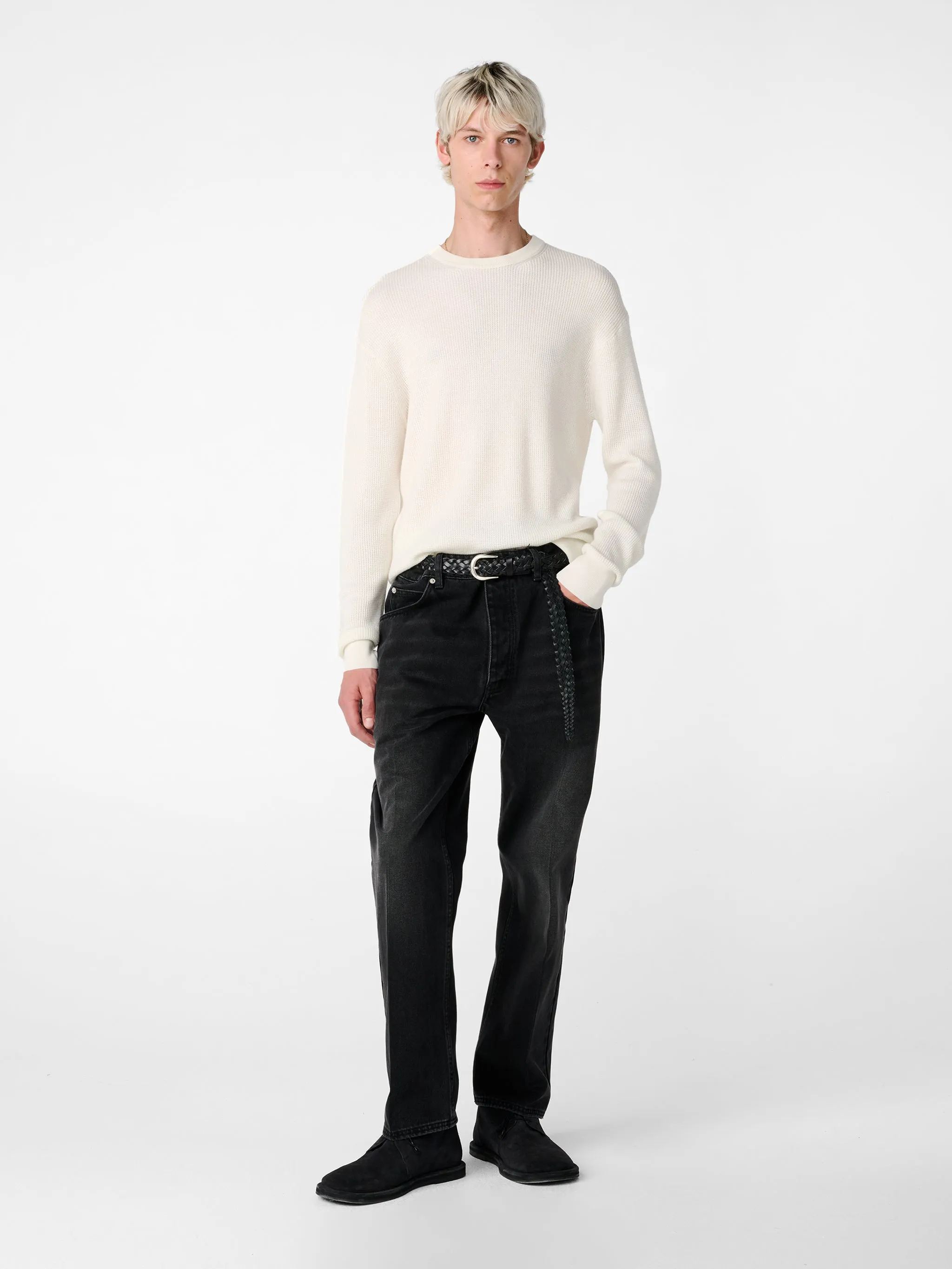 Portland Knit in Parchment sold by Studio Nicholson