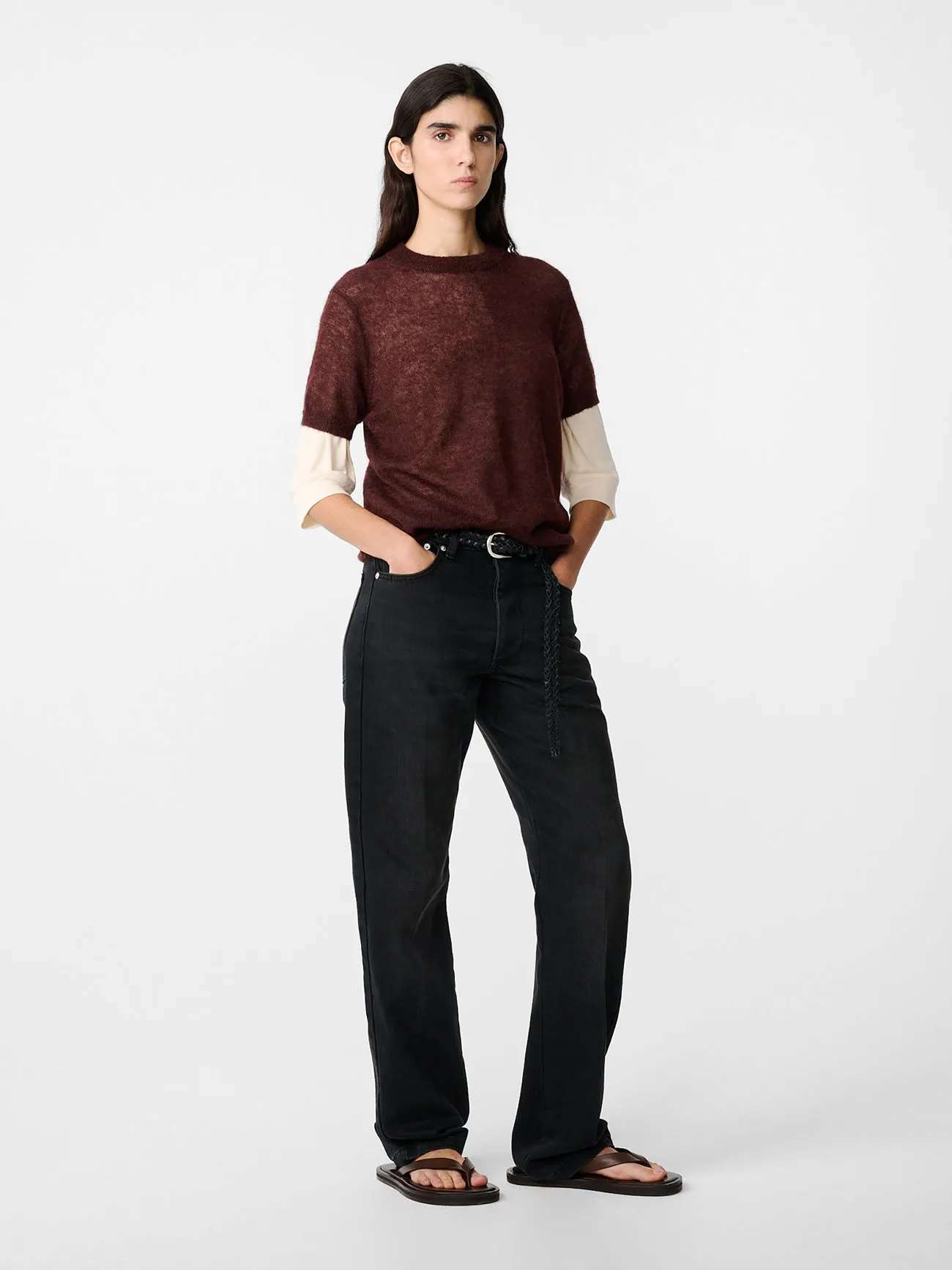 Seren Knit in Mulberry sold by Studio Nicholson product image thumbnail 2