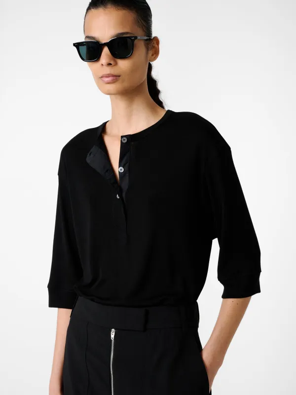 Lorem Jersey in Black sold by Studio Nicholson