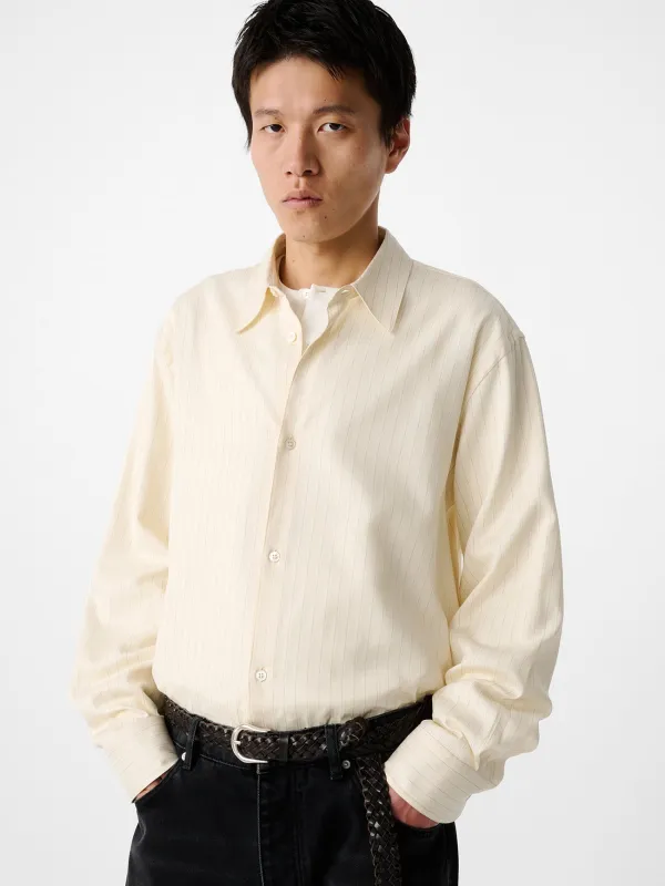 View Shirt in Amber Stripe made by Studio Nicholson