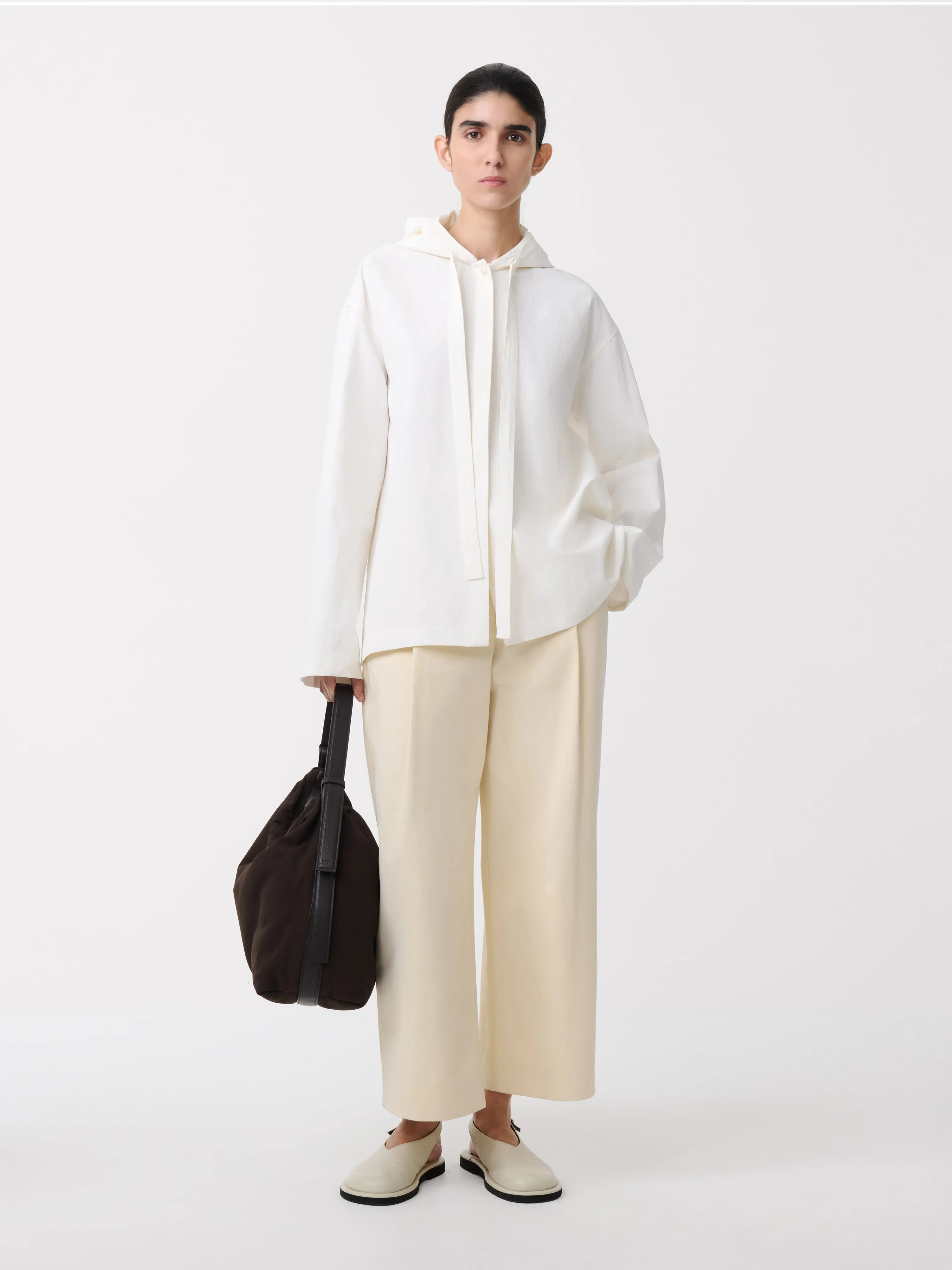 Dordoni Volume Pant in Cream sold by Studio Nicholson