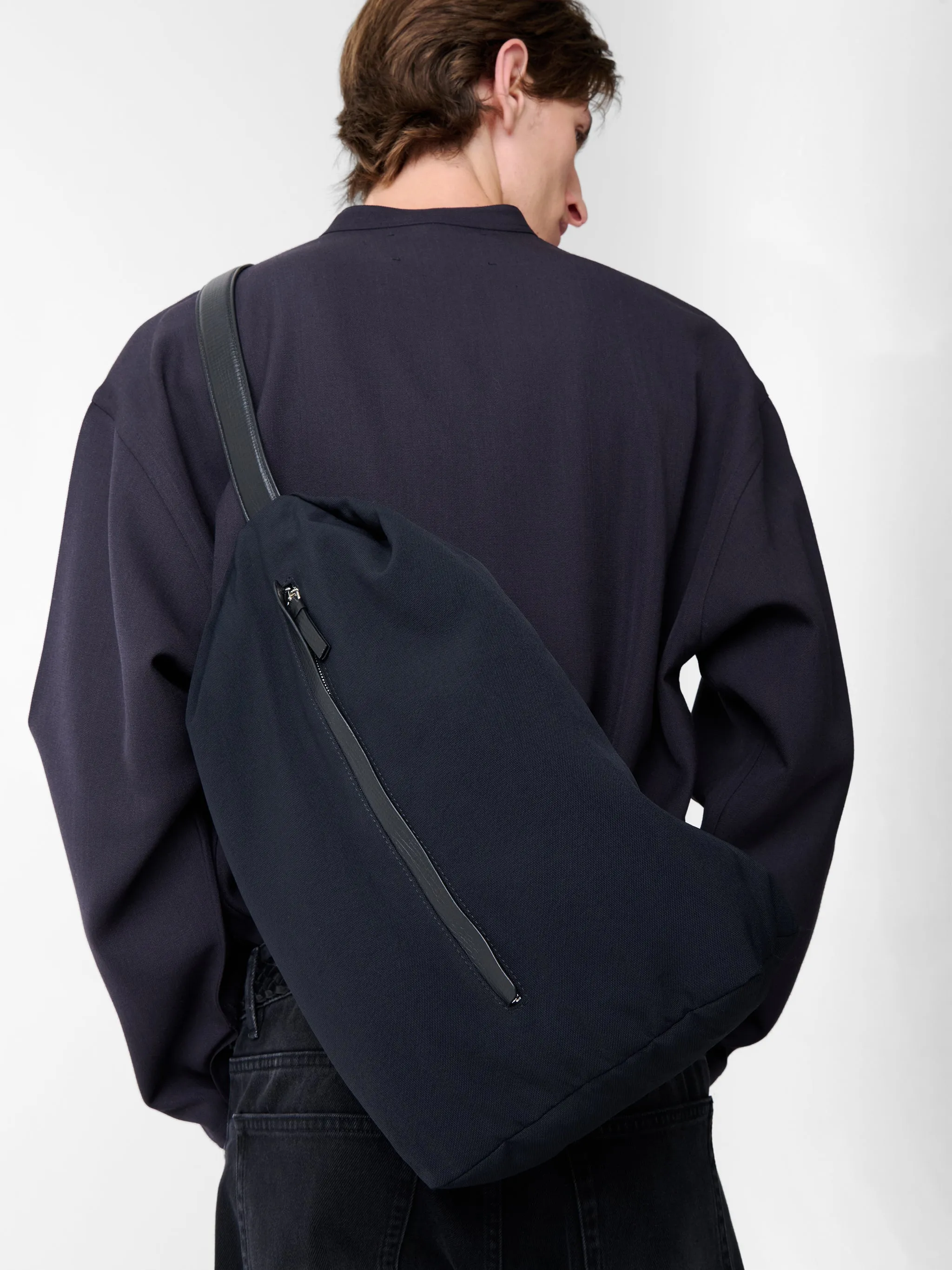 Cross Duffle Bag in Black sold by Studio Nicholson product image thumbnail 3