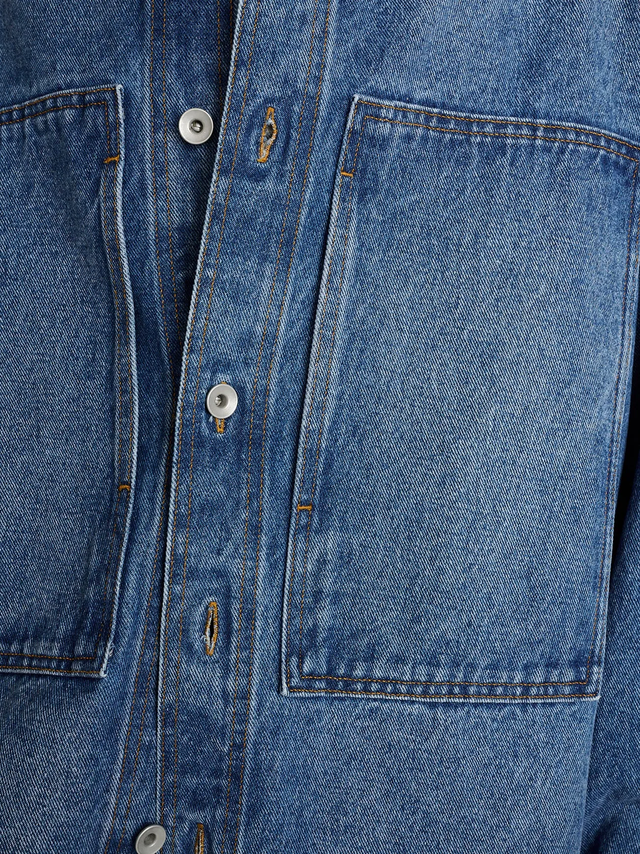 Paso Denim Shirt in Worn Wash Indigo sold by Studio Nicholson product image thumbnail 4