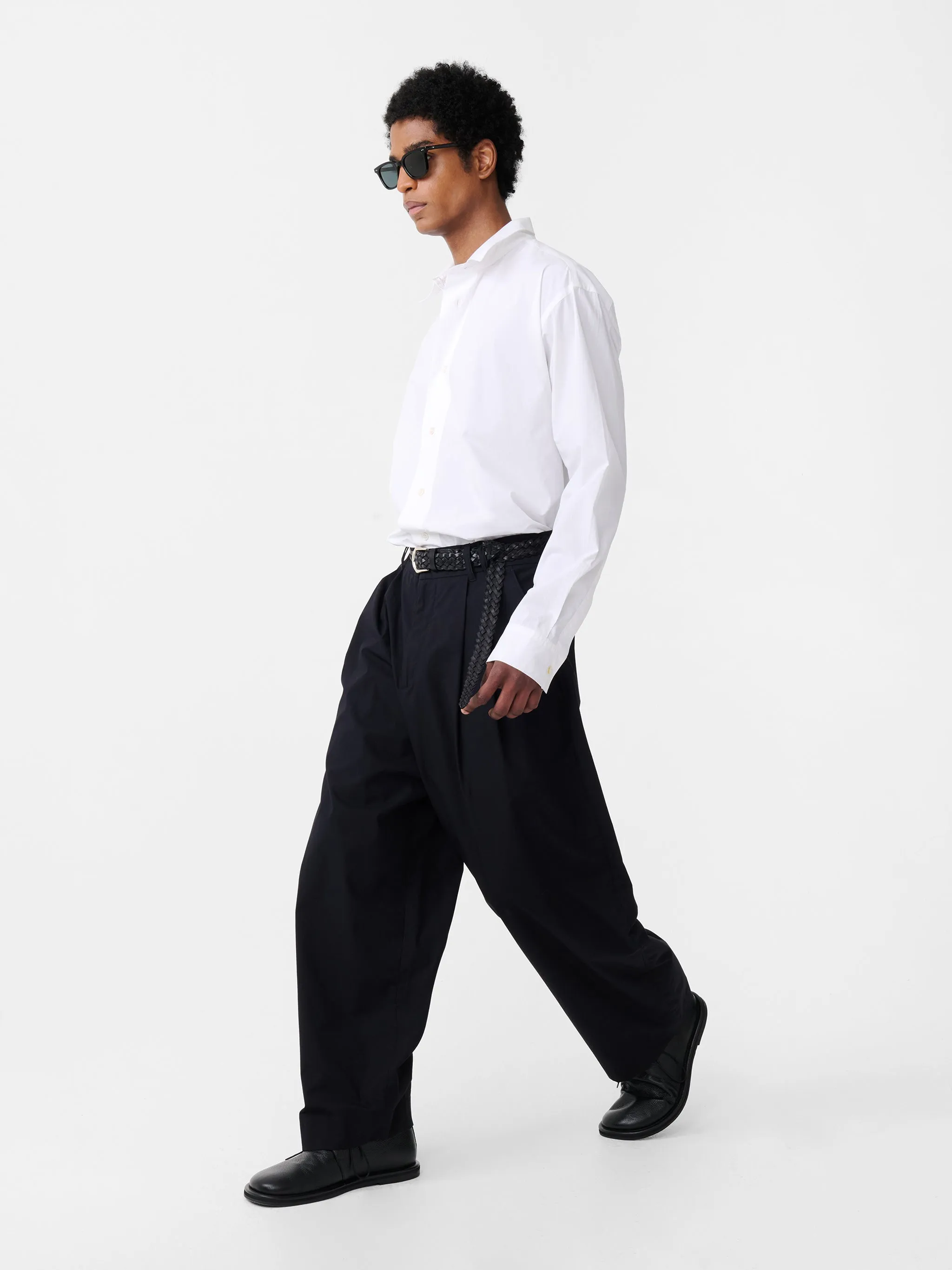 Yale Cotton Pant in Darkest Navy sold by Studio Nicholson product image thumbnail 2