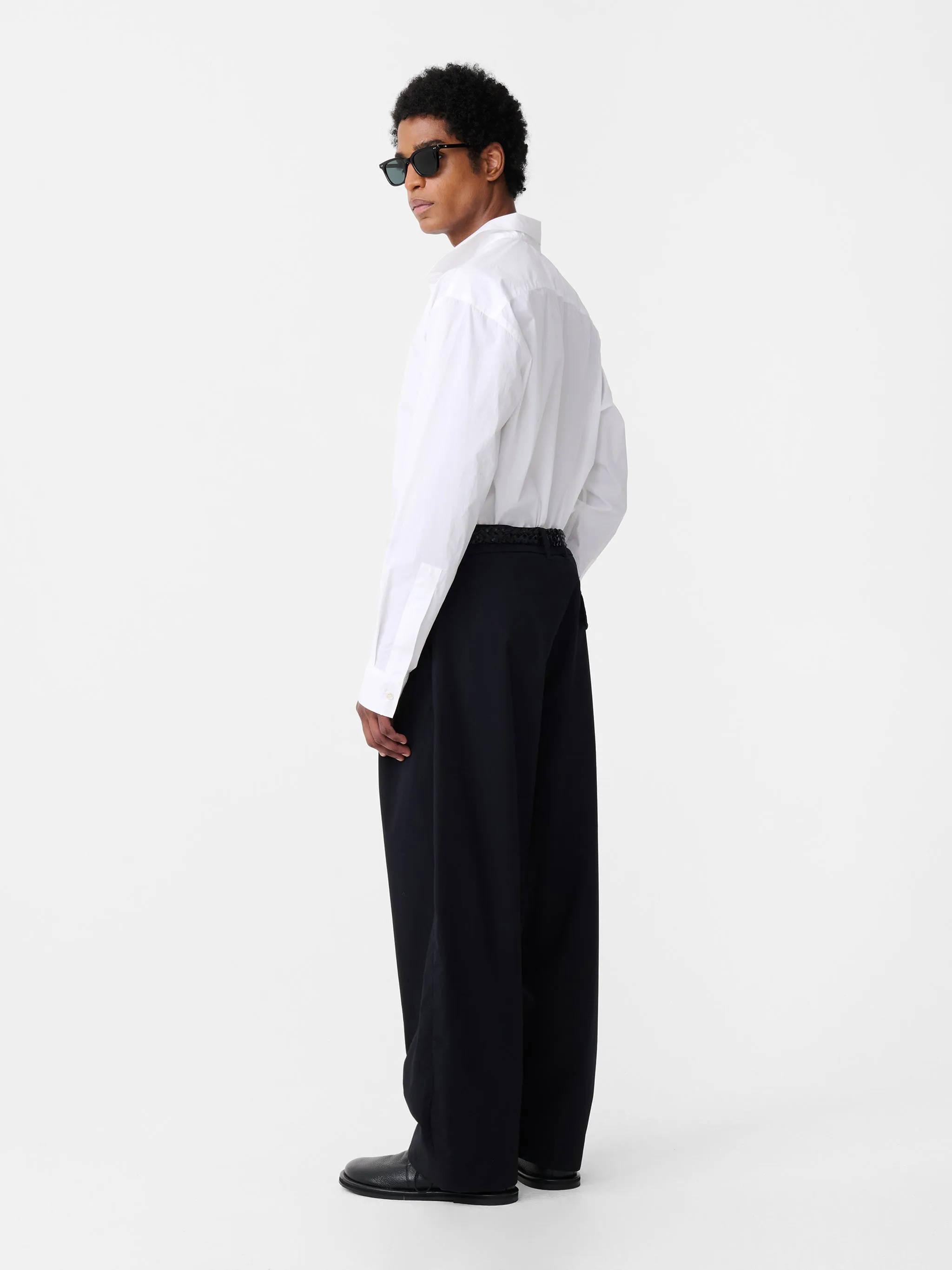 Yale Cotton Pant in Darkest Navy sold by Studio Nicholson product image thumbnail 3