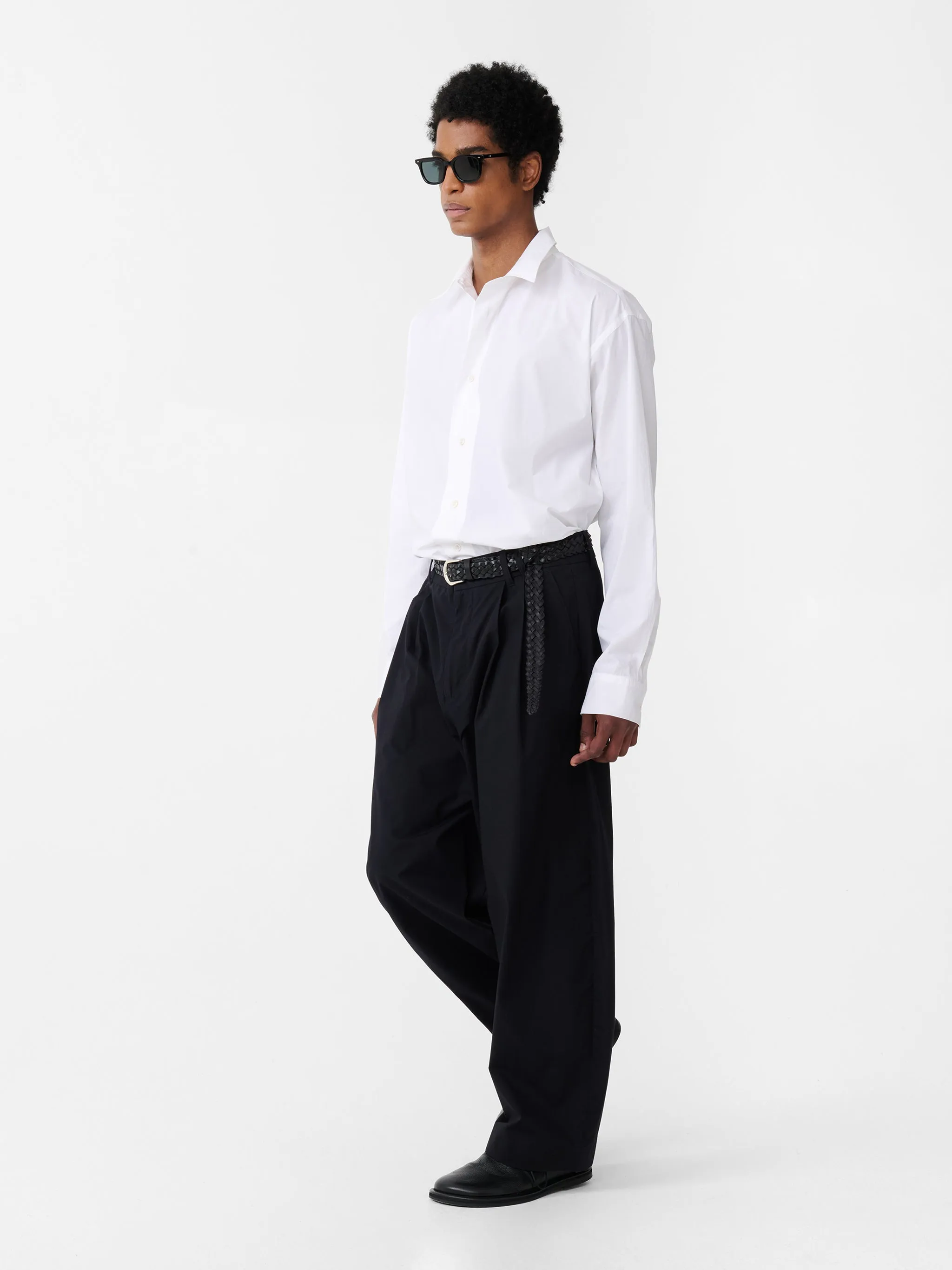 Yale Cotton Pant in Darkest Navy sold by Studio Nicholson product image thumbnail 5