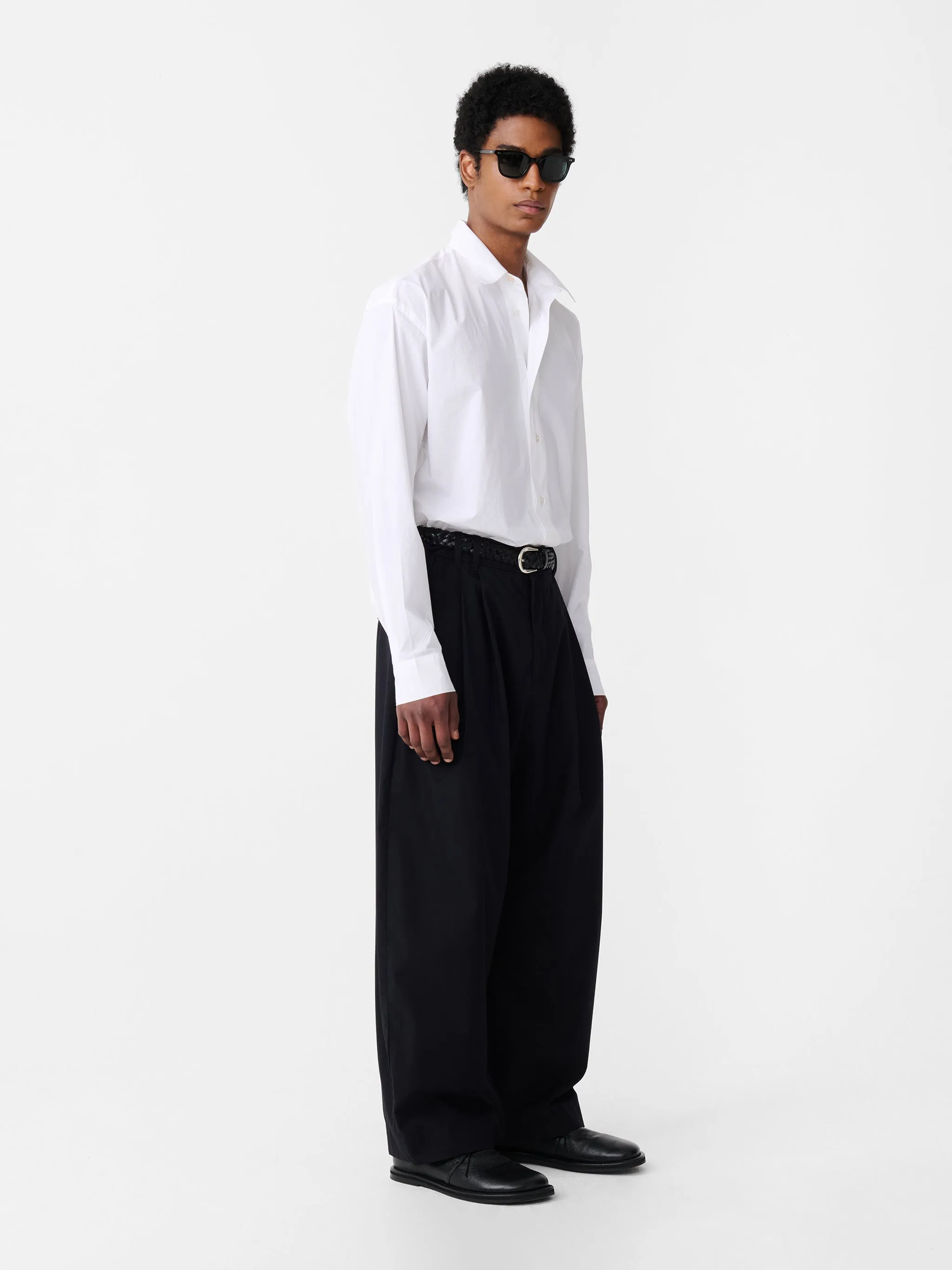 Yale Cotton Pant in Darkest Navy sold by Studio Nicholson product image thumbnail 4