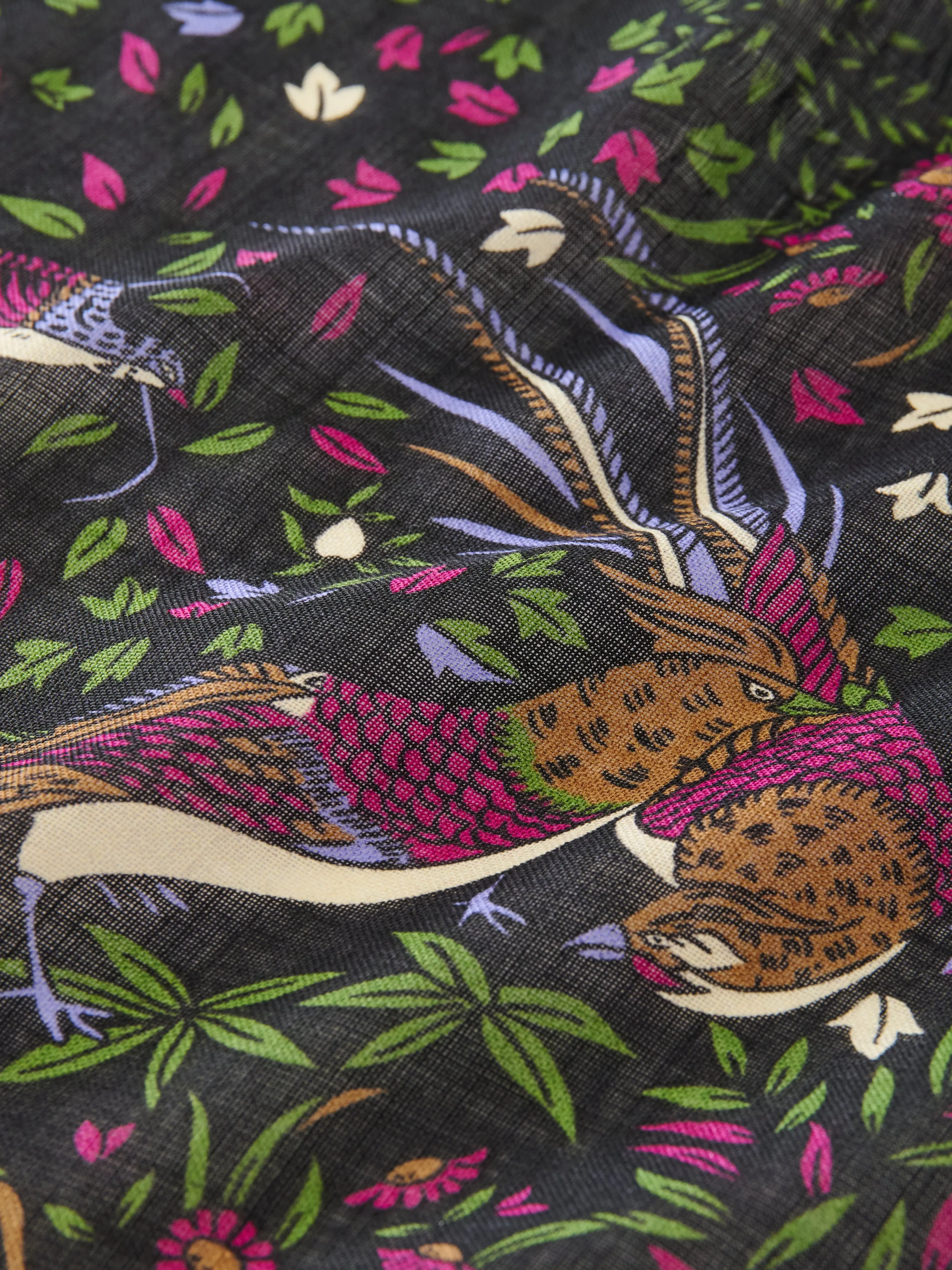 SN x Drake's Pocket Square Scarf in Darkest Navy sold by Studio Nicholson product image thumbnail 3