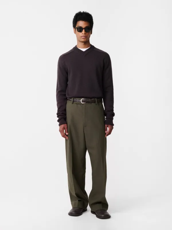 Ester Pant in Kelp sold by Studio Nicholson