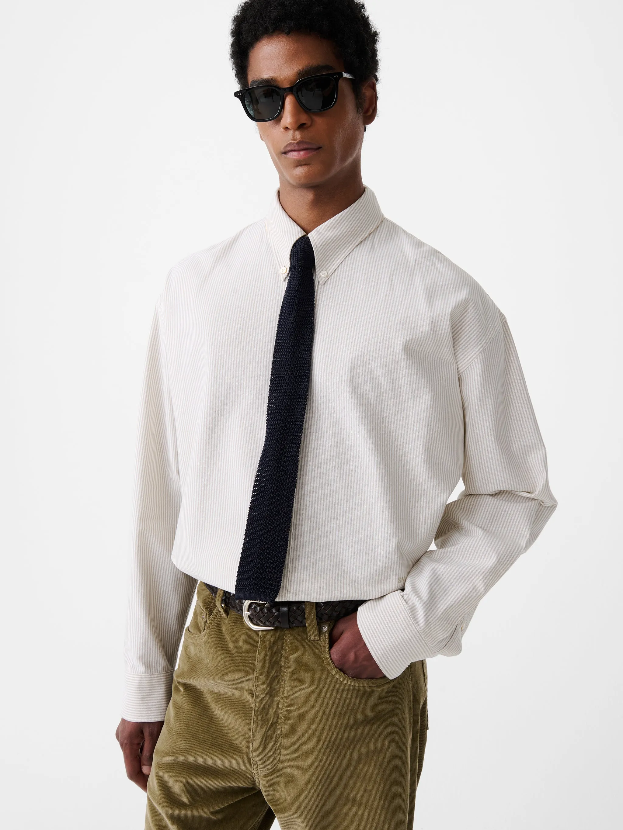 Silk Tie in Darkest Navy sold by Studio Nicholson product image thumbnail 2