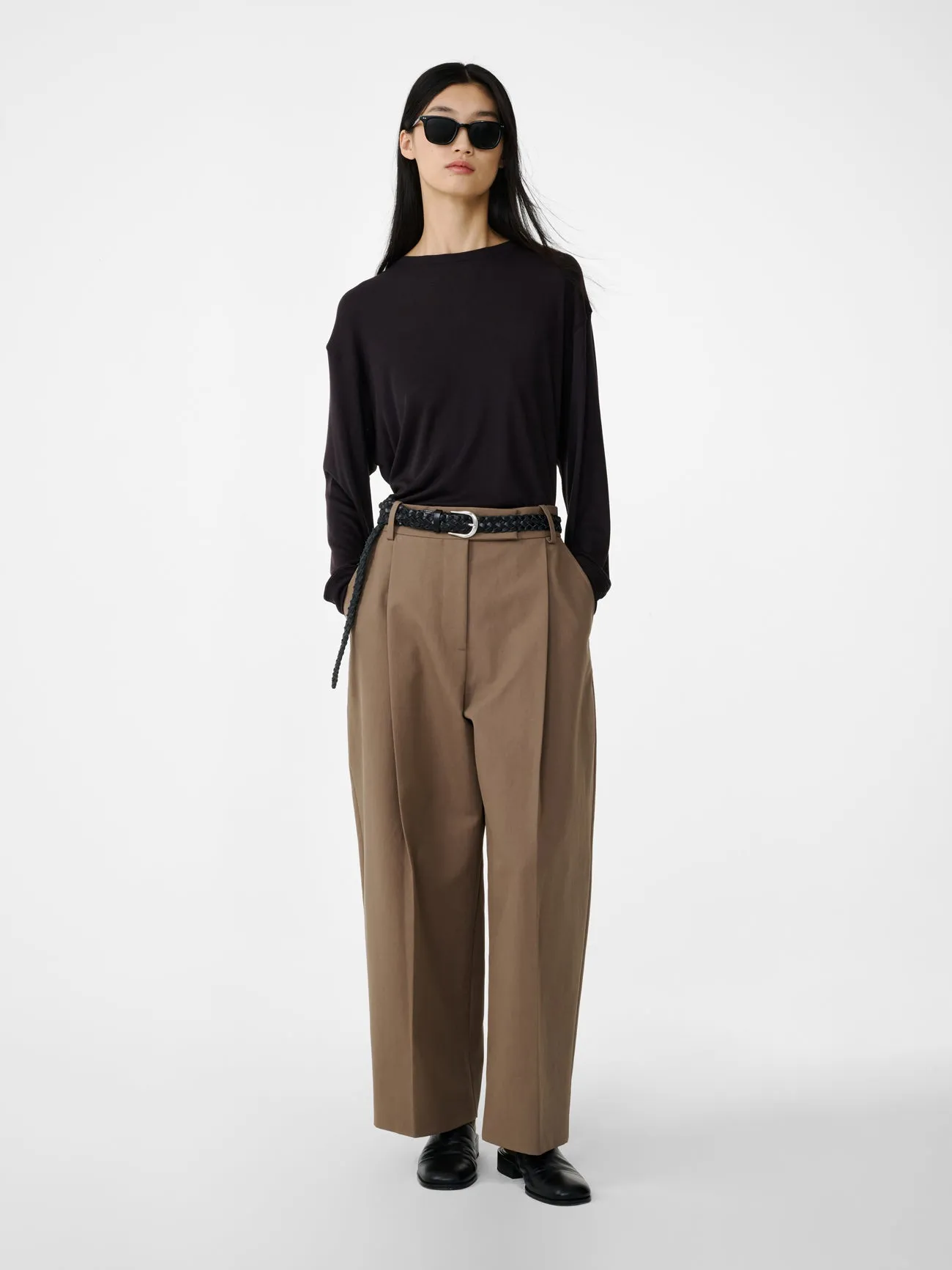 Simmons Jersey in Black Grape sold by Studio Nicholson