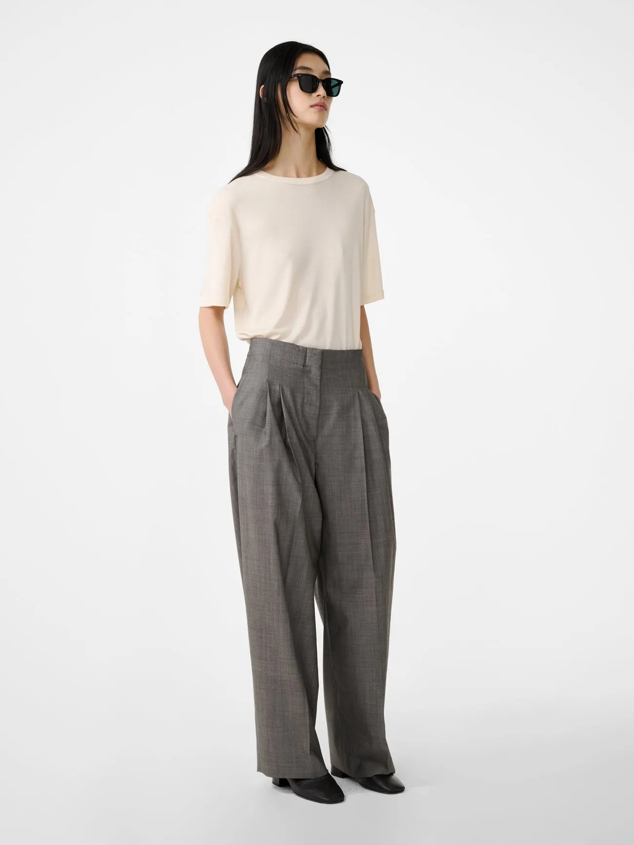 Rond T-Shirt in Canvas sold by Studio Nicholson product image thumbnail 4