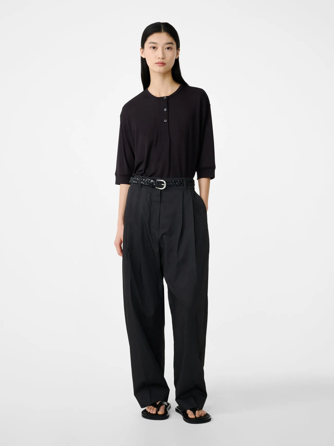 Lorem Jersey in Black Grape sold by Studio Nicholson product image thumbnail 2