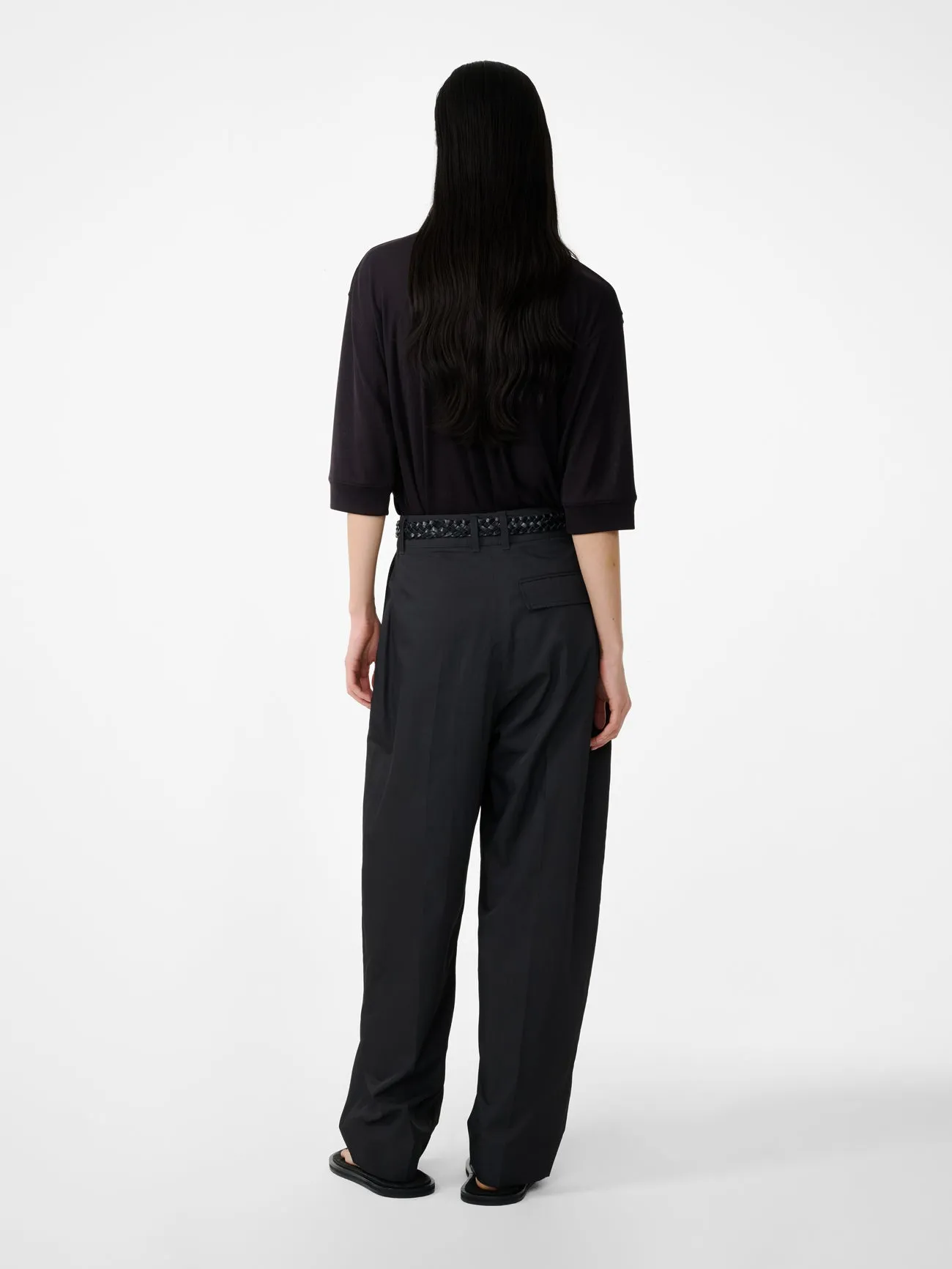 Lorem Jersey in Black Grape sold by Studio Nicholson product image thumbnail 4