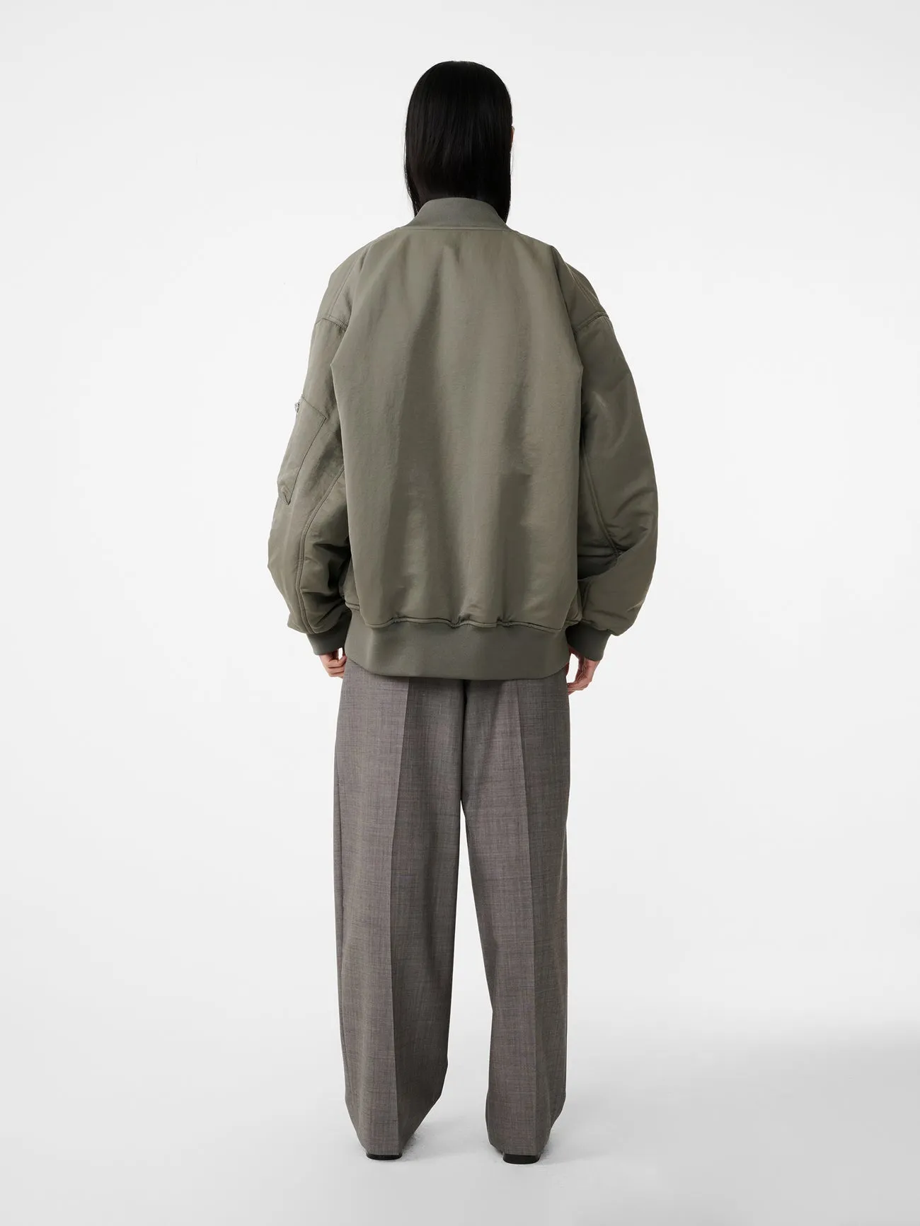 Lira Pant in Warm Grey sold by Studio Nicholson product image thumbnail 3