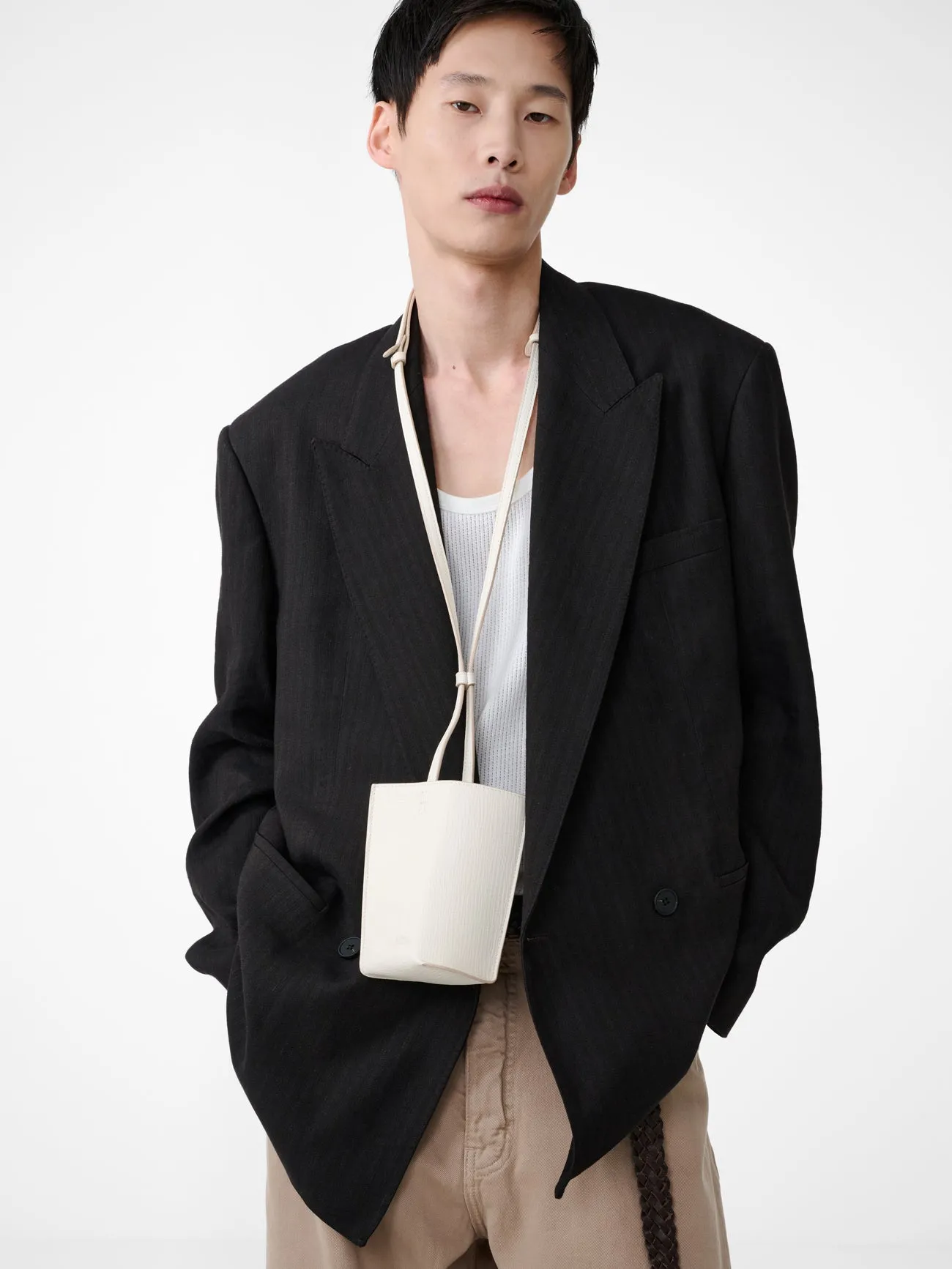 Razim Jersey in Parchment sold by Studio Nicholson product image thumbnail 4