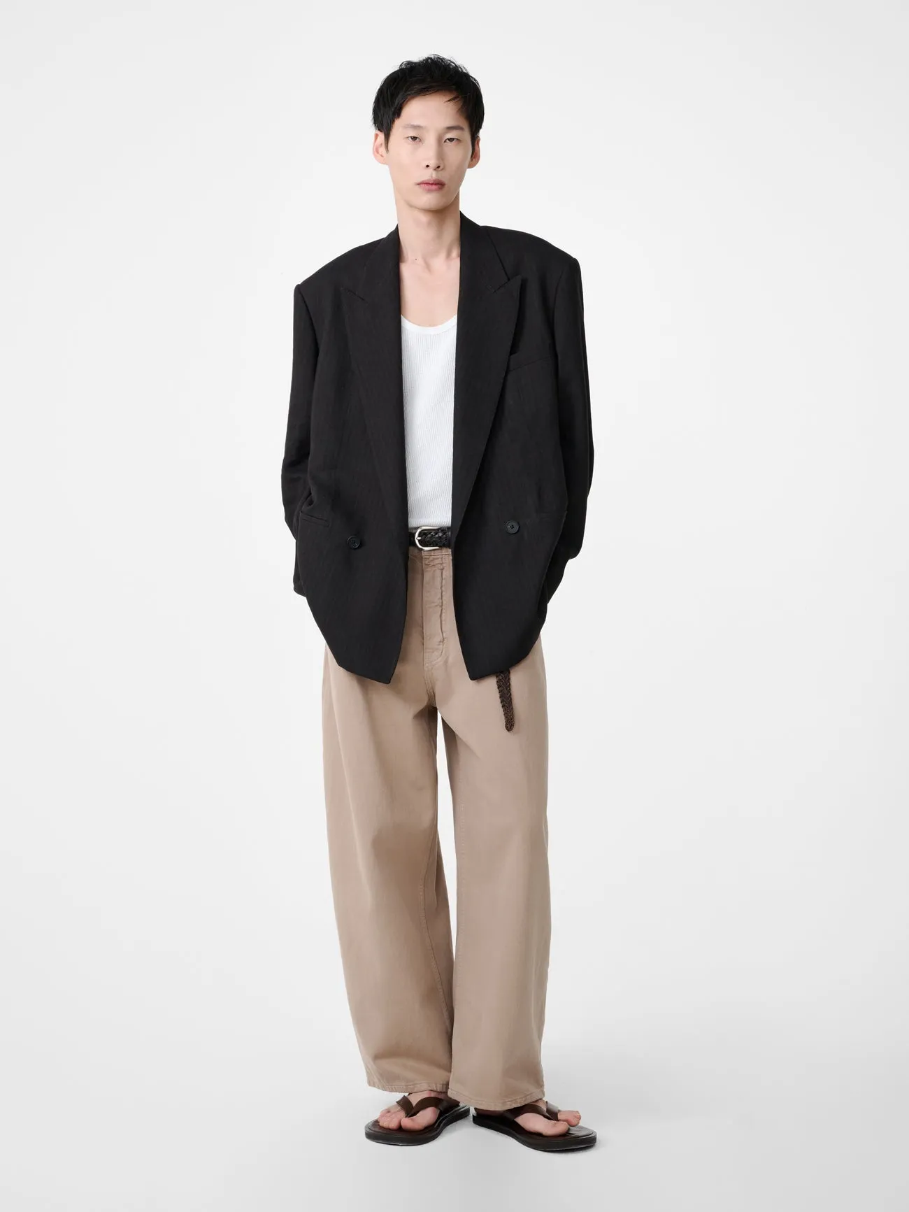 Razim Jersey in Parchment sold by Studio Nicholson product image thumbnail 2