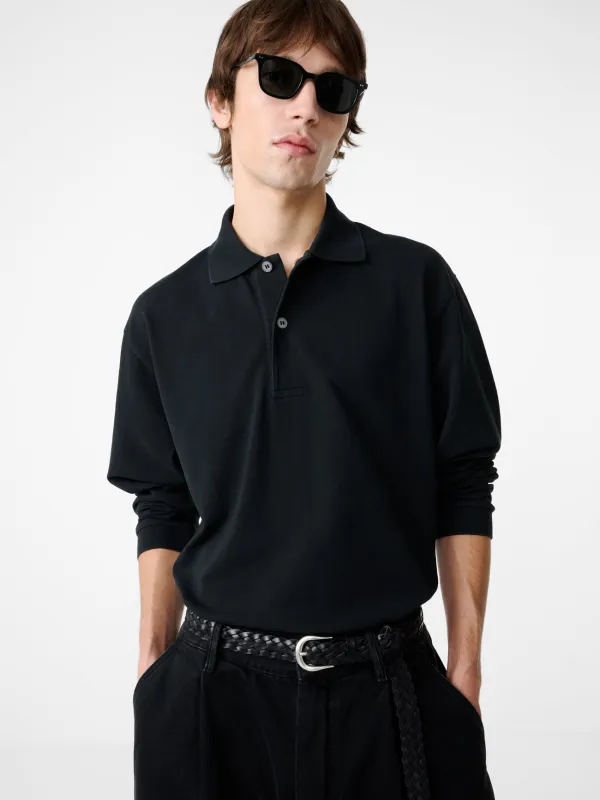 Ozero Jersey in Washed Black made by Studio Nicholson