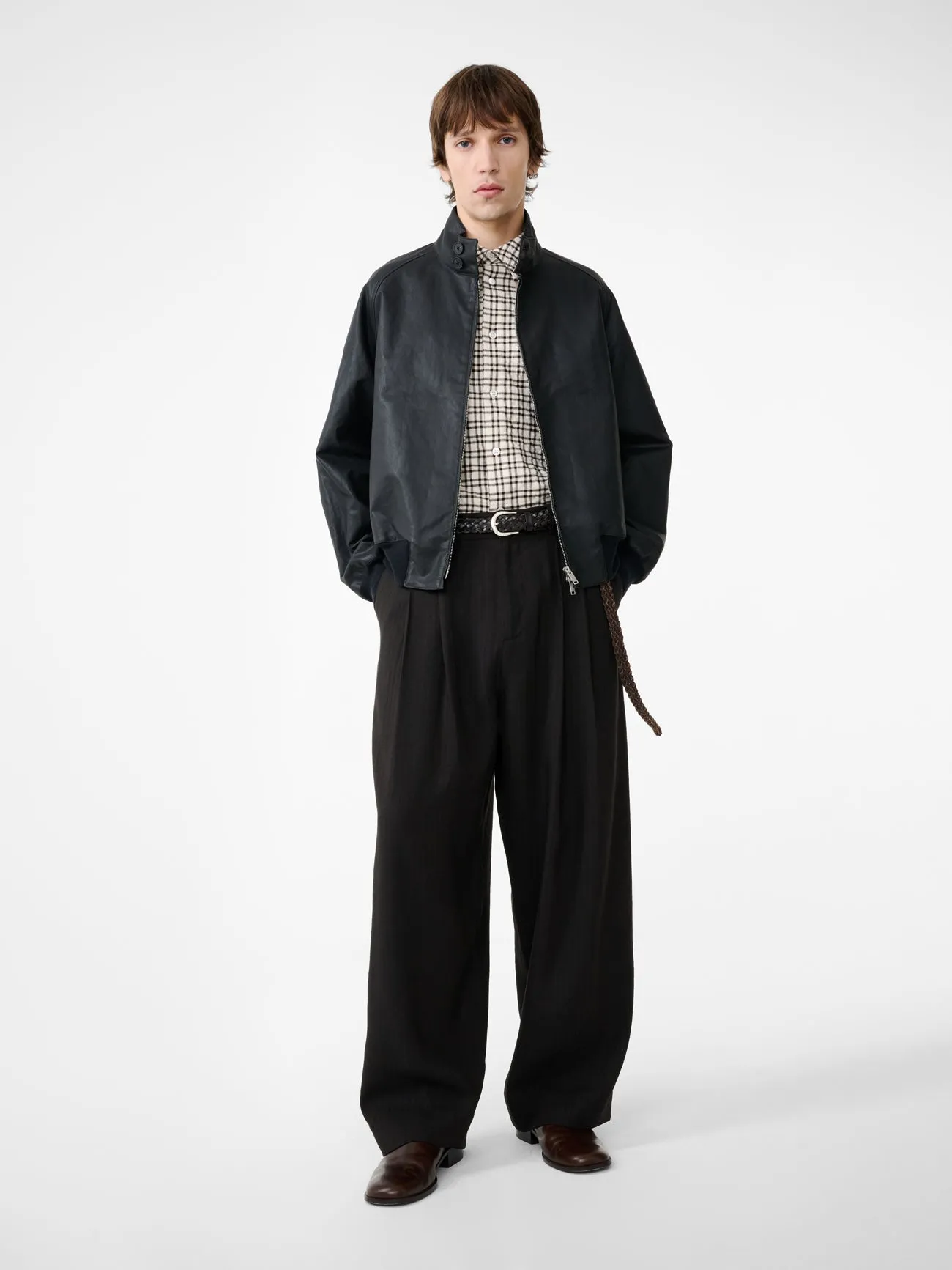 Line Pant in Espresso sold by Studio Nicholson product image thumbnail 2