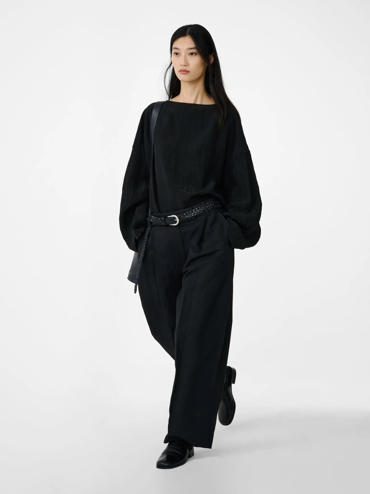 Lau Top in Black sold by Studio Nicholson product image thumbnail 2
