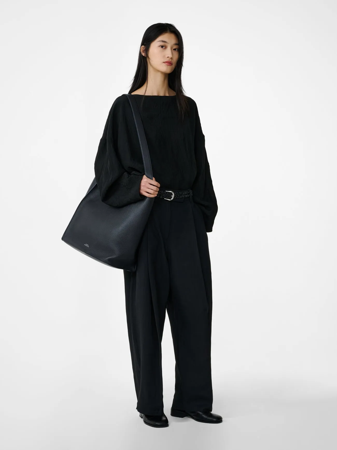 Lau Top in Black sold by Studio Nicholson product image thumbnail 4