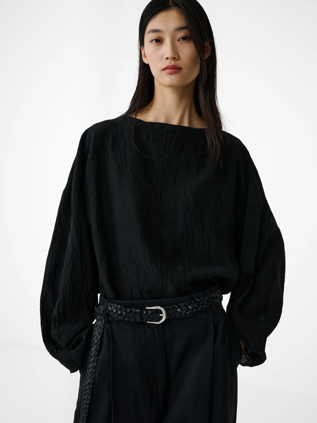 Lau Top in Black sold by Studio Nicholson