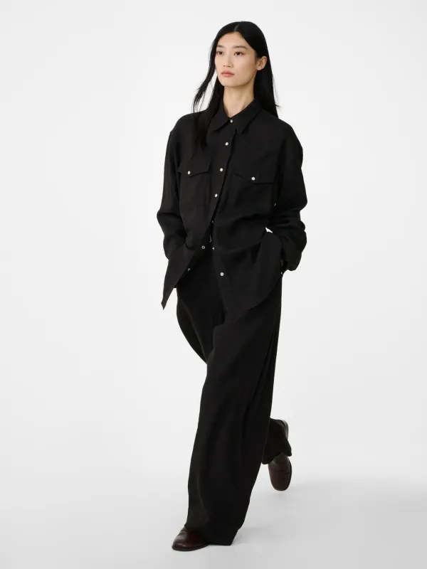Krauss Shirt in Espresso made by Studio Nicholson