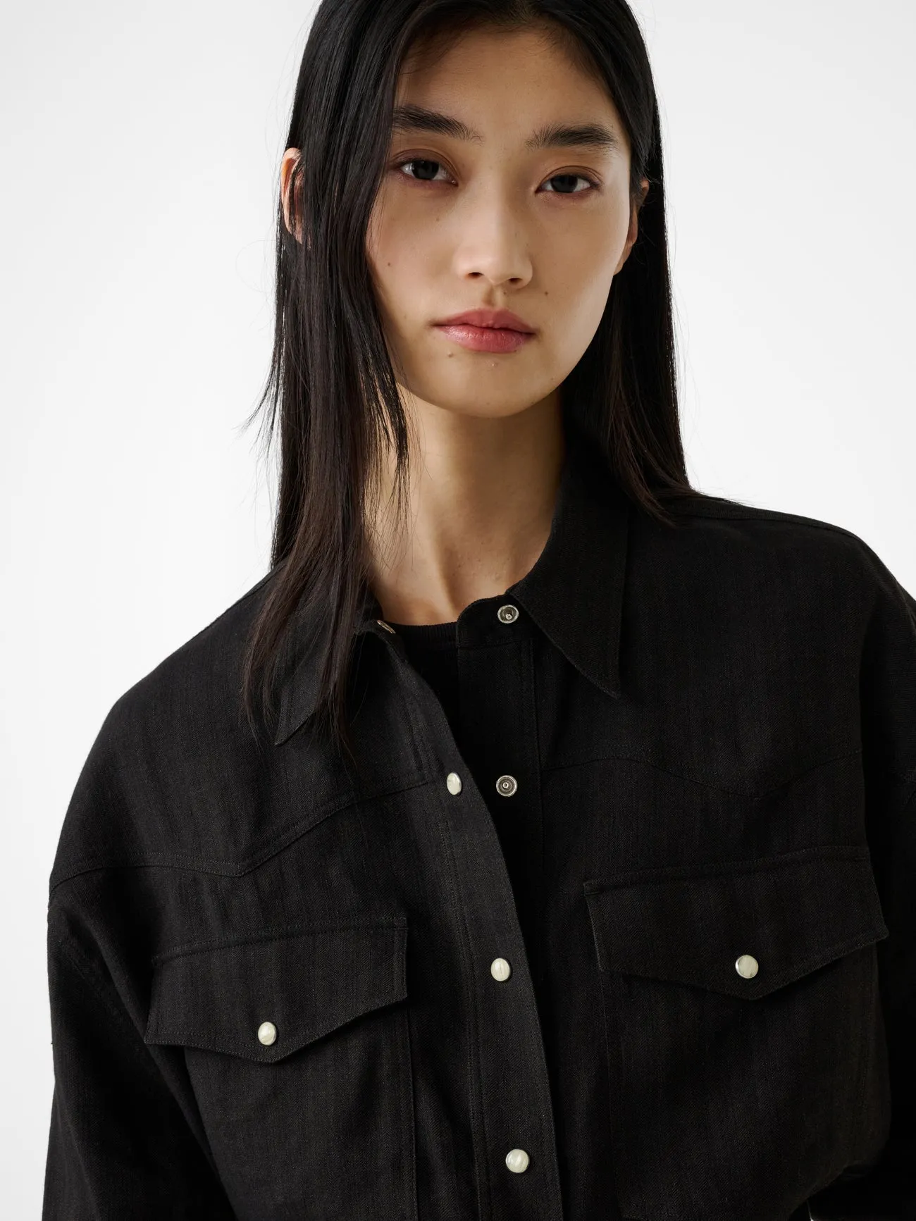 Krauss Shirt in Espresso sold by Studio Nicholson product image thumbnail 4