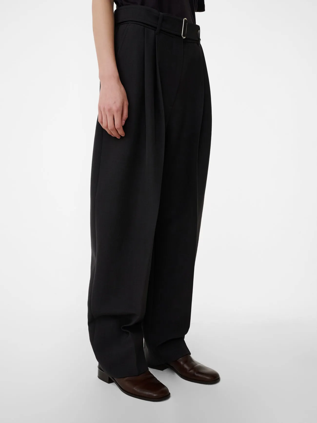 Hibi Pant in Black Grape sold by Studio Nicholson product image thumbnail 5
