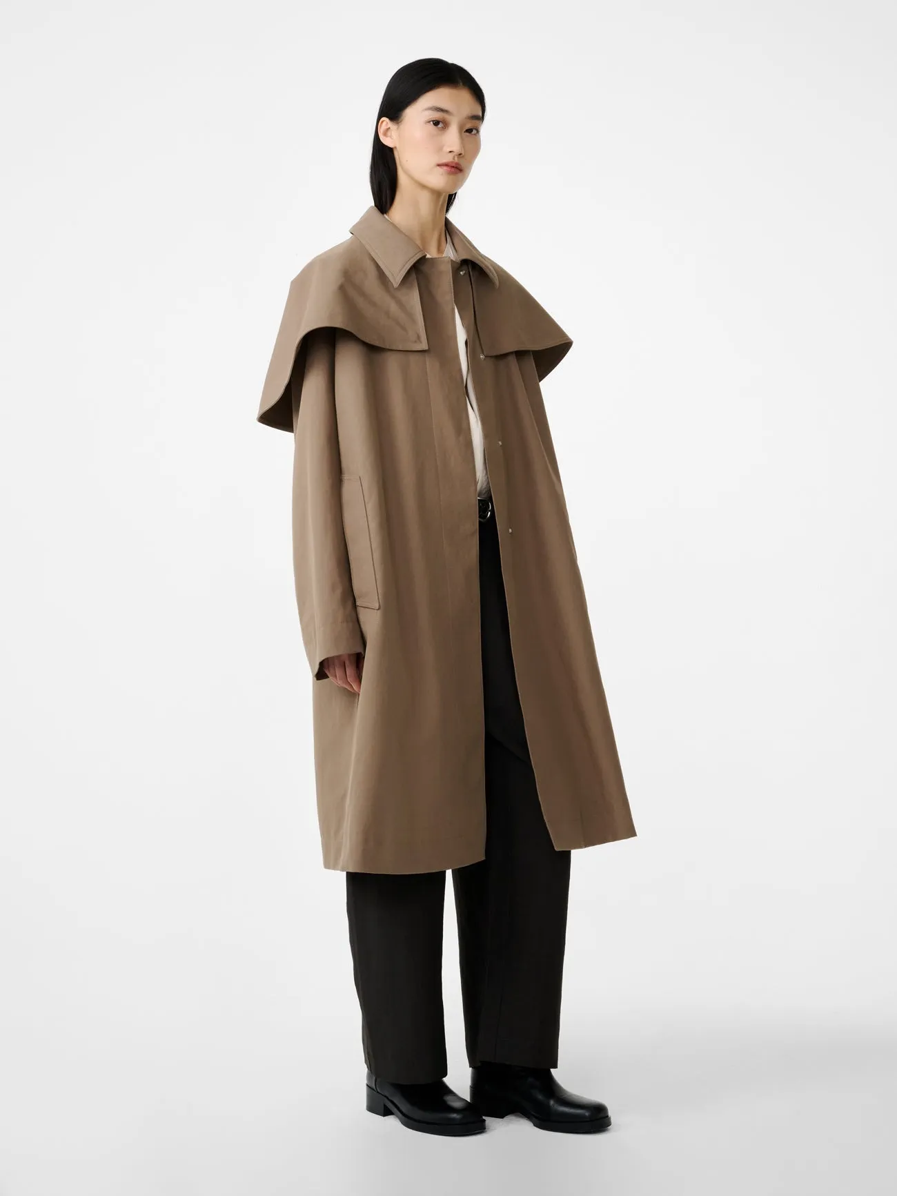Haver Coat in Birch sold by Studio Nicholson product image thumbnail 3