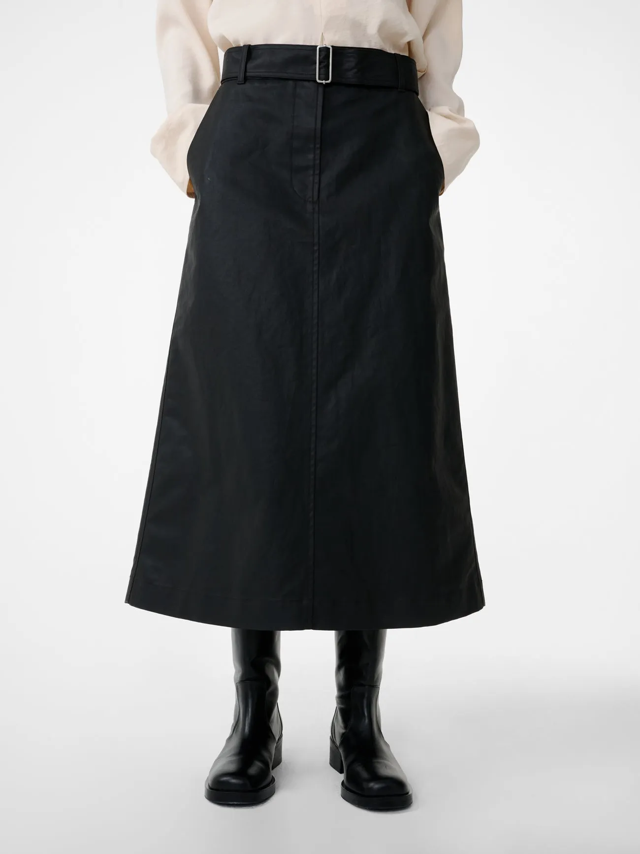 Grasse Skirt in Coal sold by Studio Nicholson product image thumbnail 5