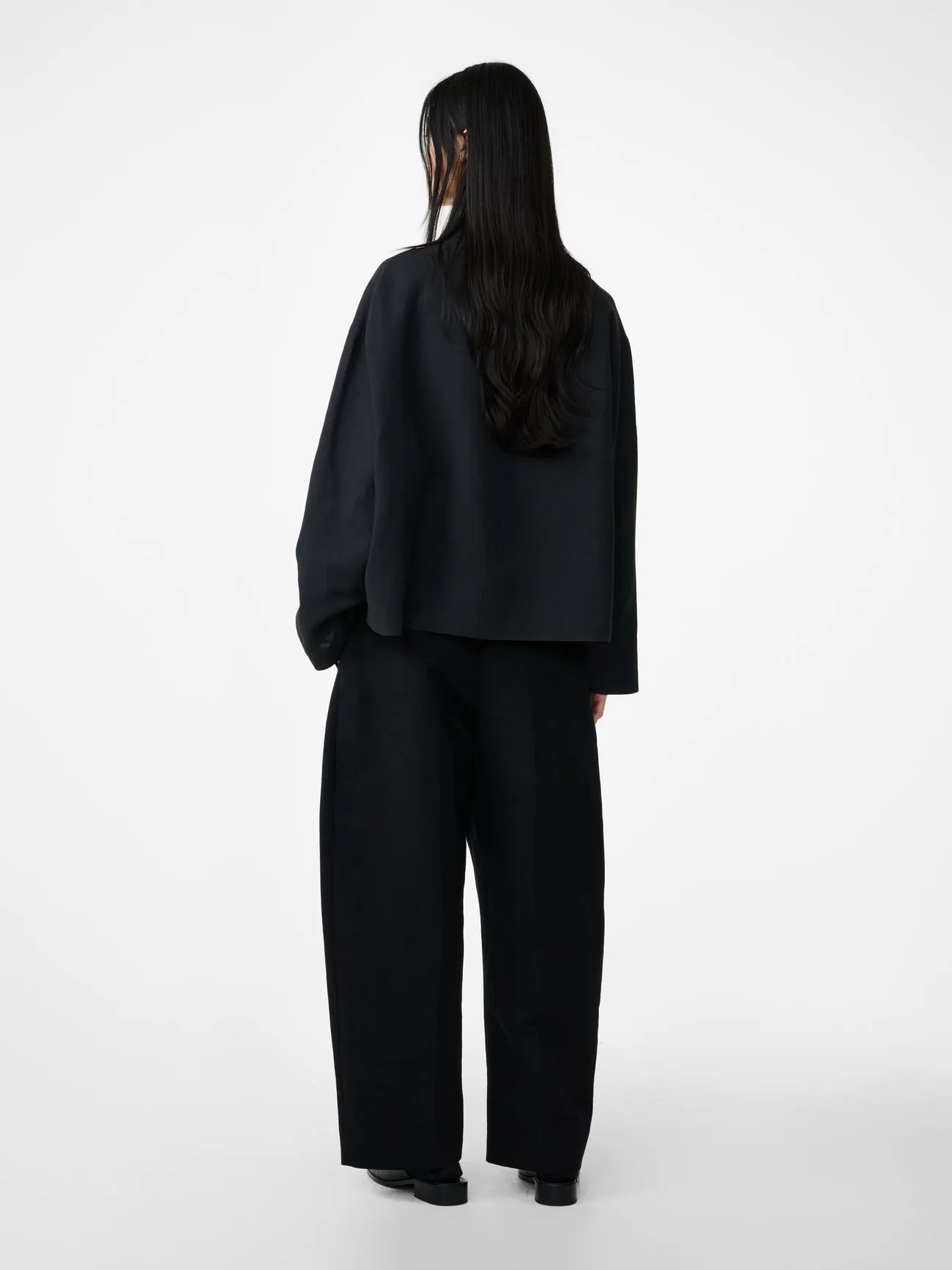 Colt Top in Black Grape sold by Studio Nicholson product image thumbnail 4